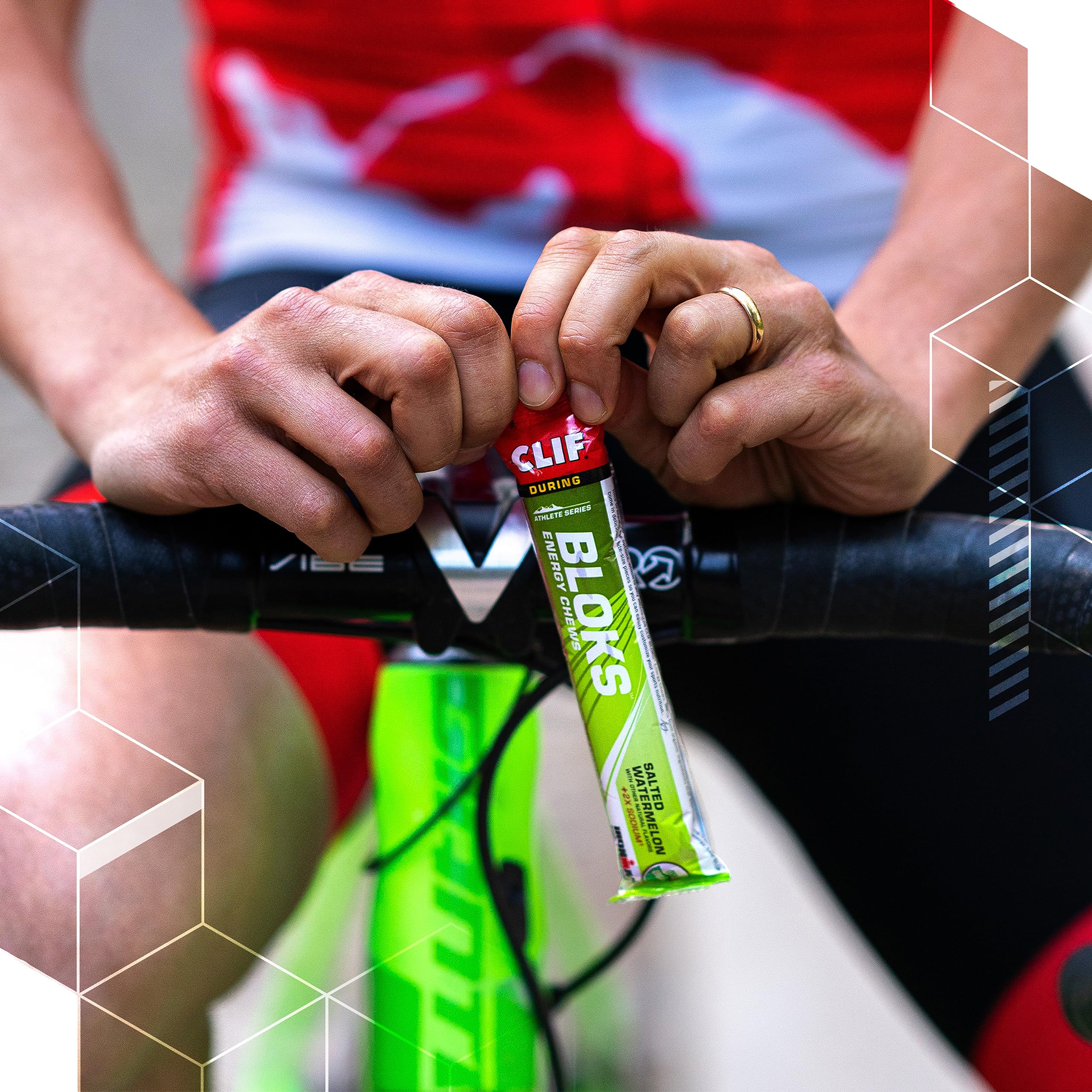 CLIF BLOKS - Margarita Flavor with 3X Sodium - Energy Chews - Non-GMO Clif Bar uk supplements