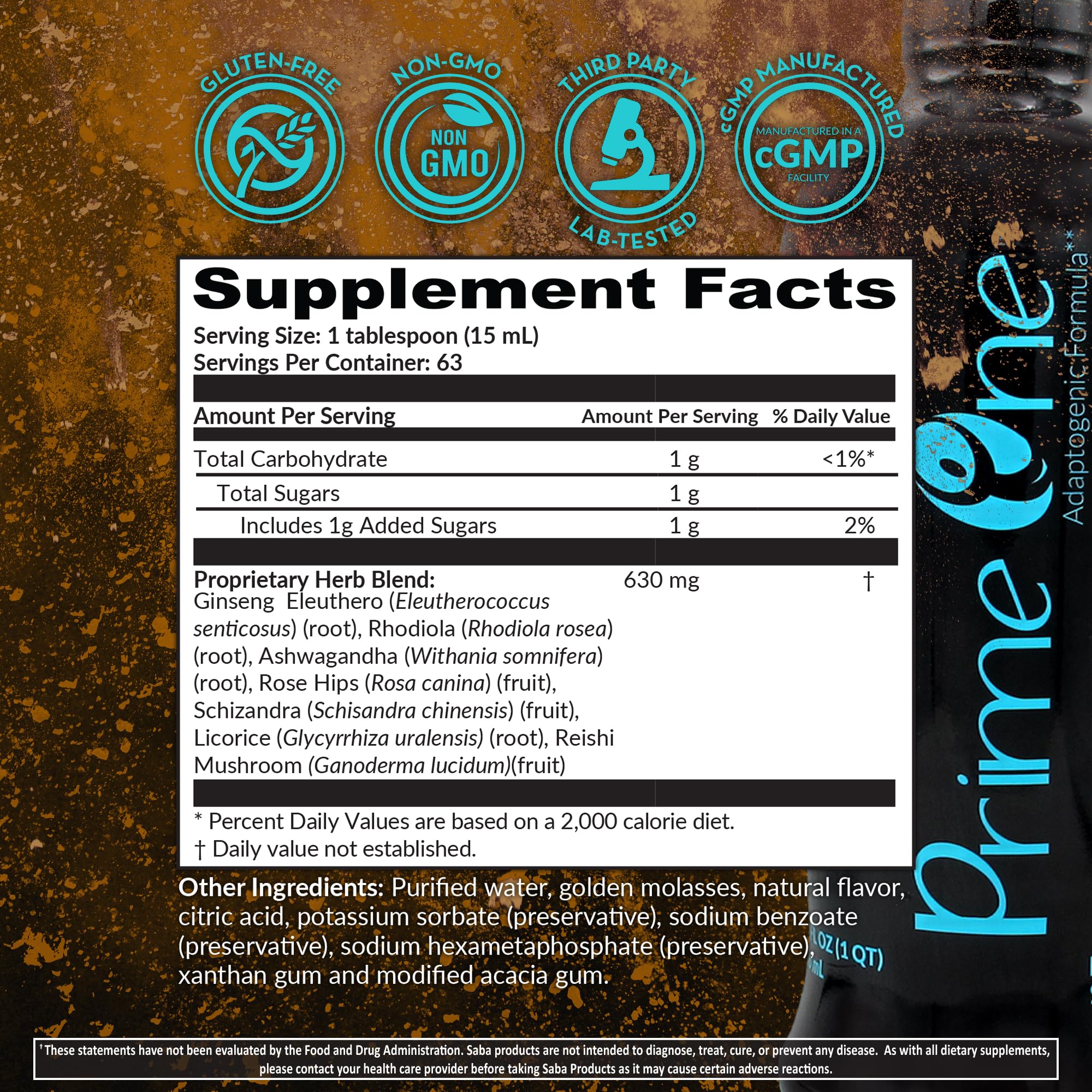 HerbFuse Ashwagandha Liquid Shots – Stress Relief Supplement for Calm Mood & Energy Support – Adaptogen Formula with Rhodiola, Reishi & Ginseng – Fast Absorption – 30 Servings – Saba Prime One HerbFuse uk supplements