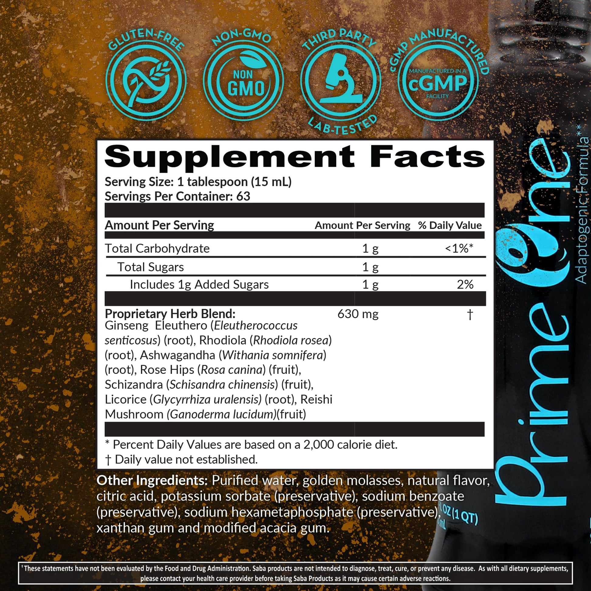 HerbFuse Ashwagandha Liquid Shots – Stress Relief Supplement for Calm Mood & Energy Support – Adaptogen Formula with Rhodiola, Reishi & Ginseng – Fast Absorption – 30 Servings – Saba Prime One HerbFuse uk supplements