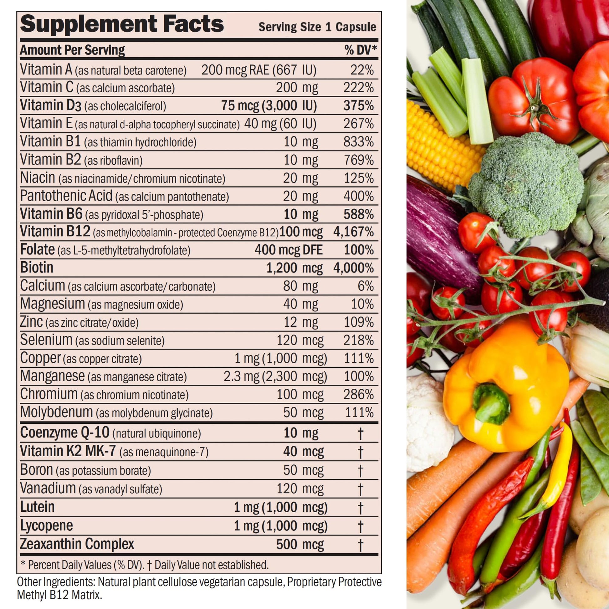 ANDREW LESSMAN Essential-1 nuonce max Multivitamin 3000 IU Vitamin D3 360 Small Capsules. 100 mcg Methyl B12 ANDREW LESSMAN uk supplements