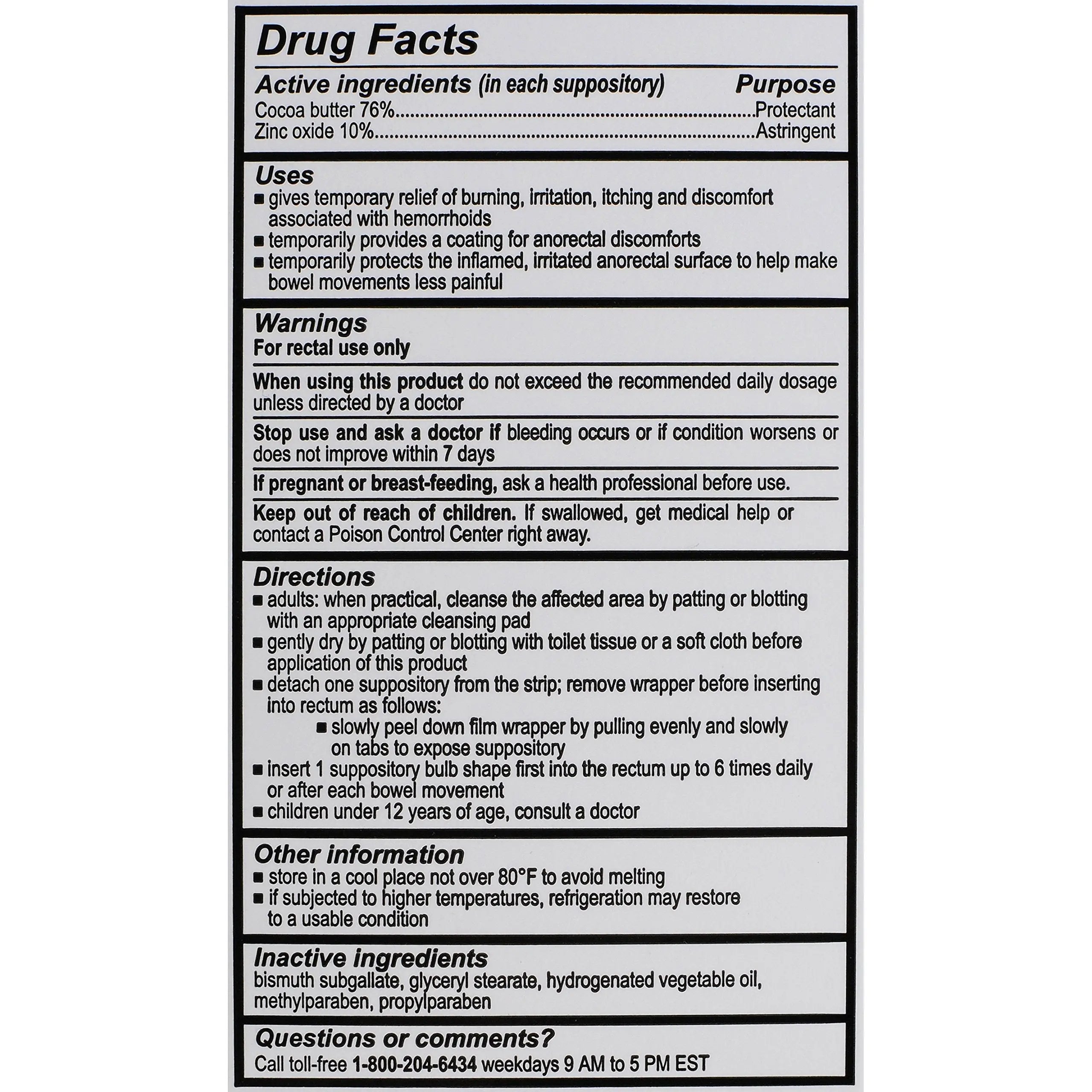 Calmol 4 Hemorrhoidal Suppositories with Soothing Natural Ingredients, 24 Count Calmol 4 uk supplements