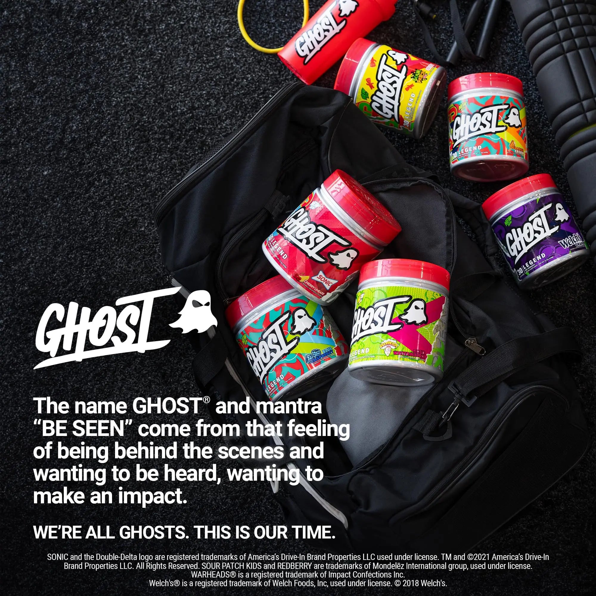 GHOST Legend Pre Workout Powder, Sonic Cherry Limeade - 30 Servings – Pre-Workout for Men & Women with Choline, L-Citrulline, GHOST uk supplements