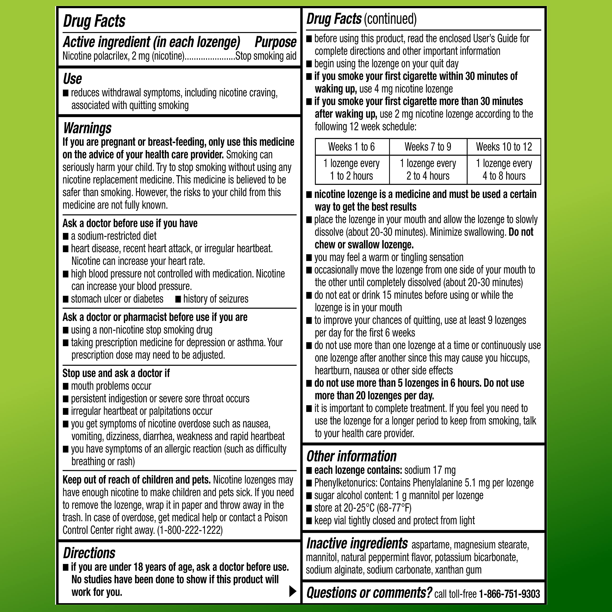 Amazon Basic Care Nicotine Polacrilex Lozenge, 2 mg (Nicotine), Mint Flavor Amazon Basic Care uk supplements