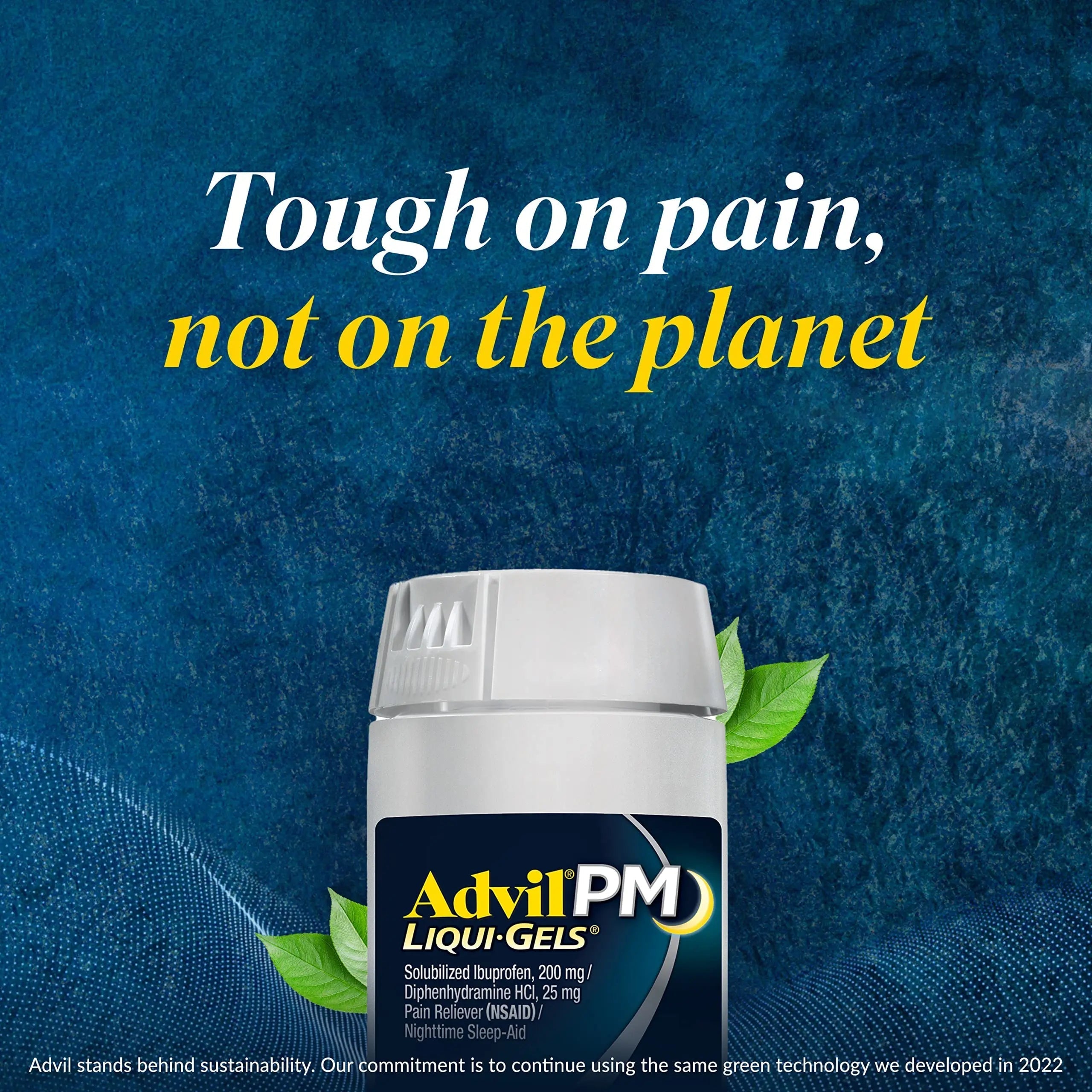 Advil PM Pain Reliever and Nighttime Sleep Aid, Pain Medicine with Ibuprofen for Pain Relief and Diphenhydramine Citrate for a Sleep Aid - 40 Coated Caplets Advil uk supplements