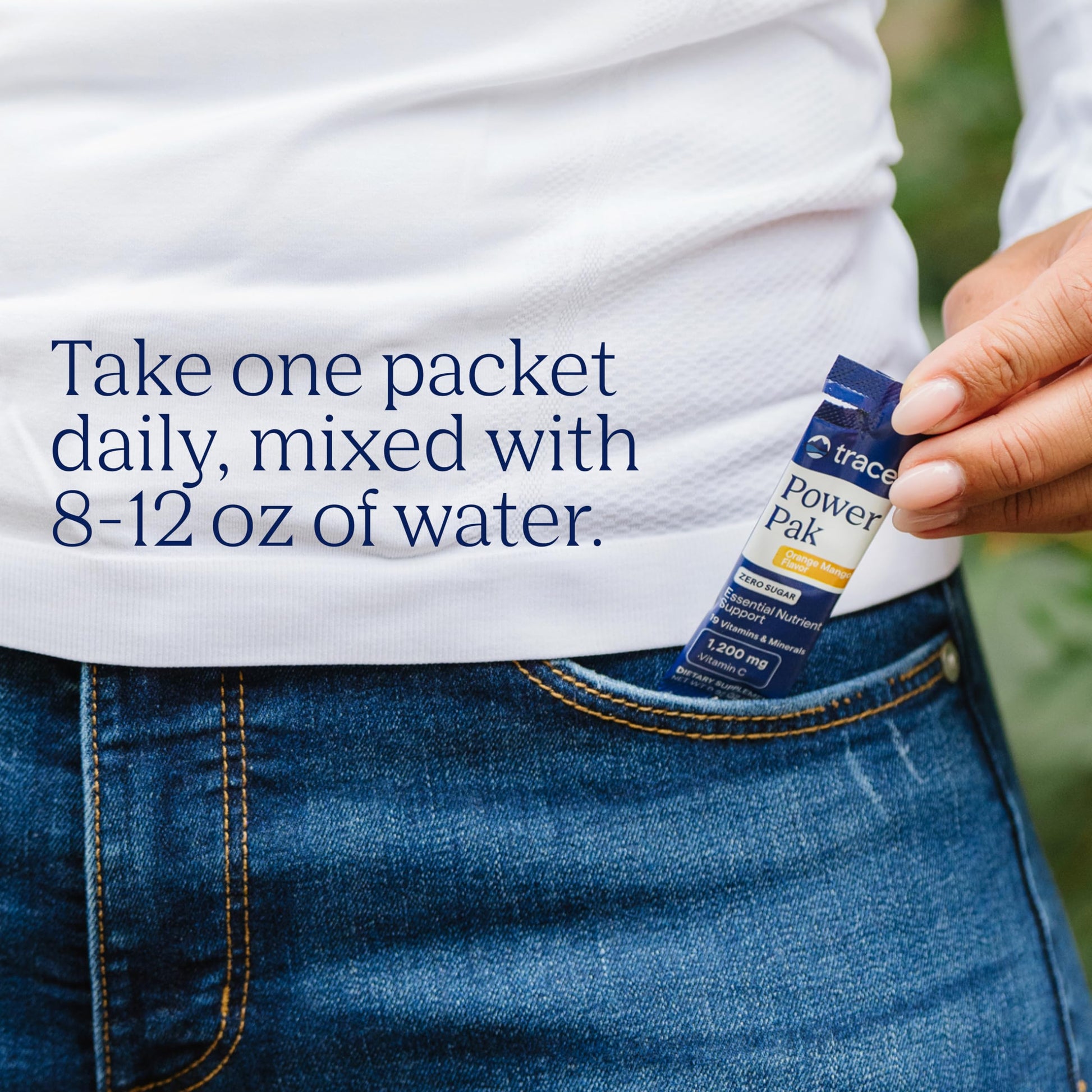 Trace Minerals Power Pak Multivitamin and Multimineral Packets - Electrolyte Support - 1200 mg Vitamin C plus 70+ Trace Minerals - Sugar Free - Orange Mango Flavor - 30 Packets Trace Minerals uk supplements