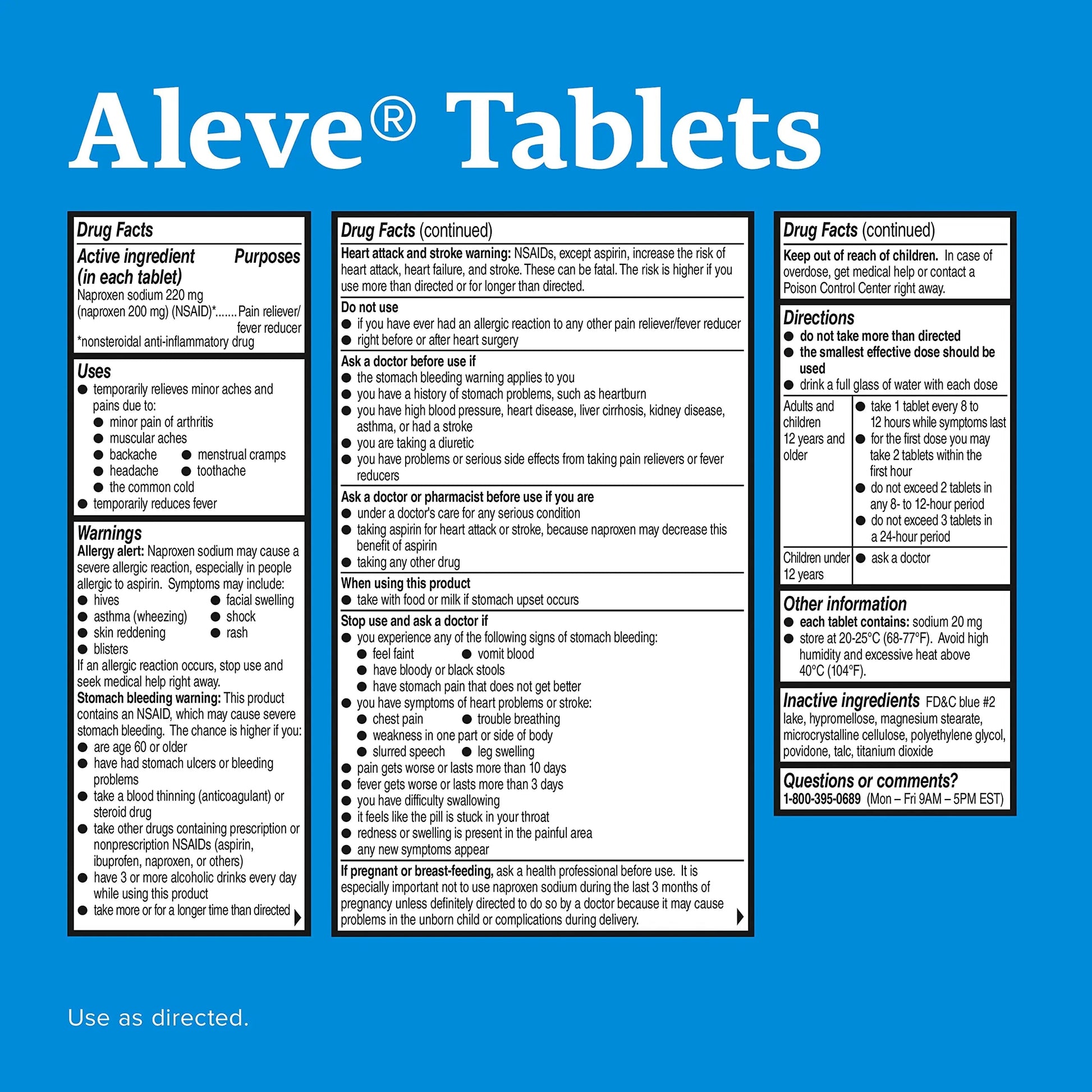 Aleve CPLT 2DZ 200 ct (Pack of 2) Aleve uk supplements