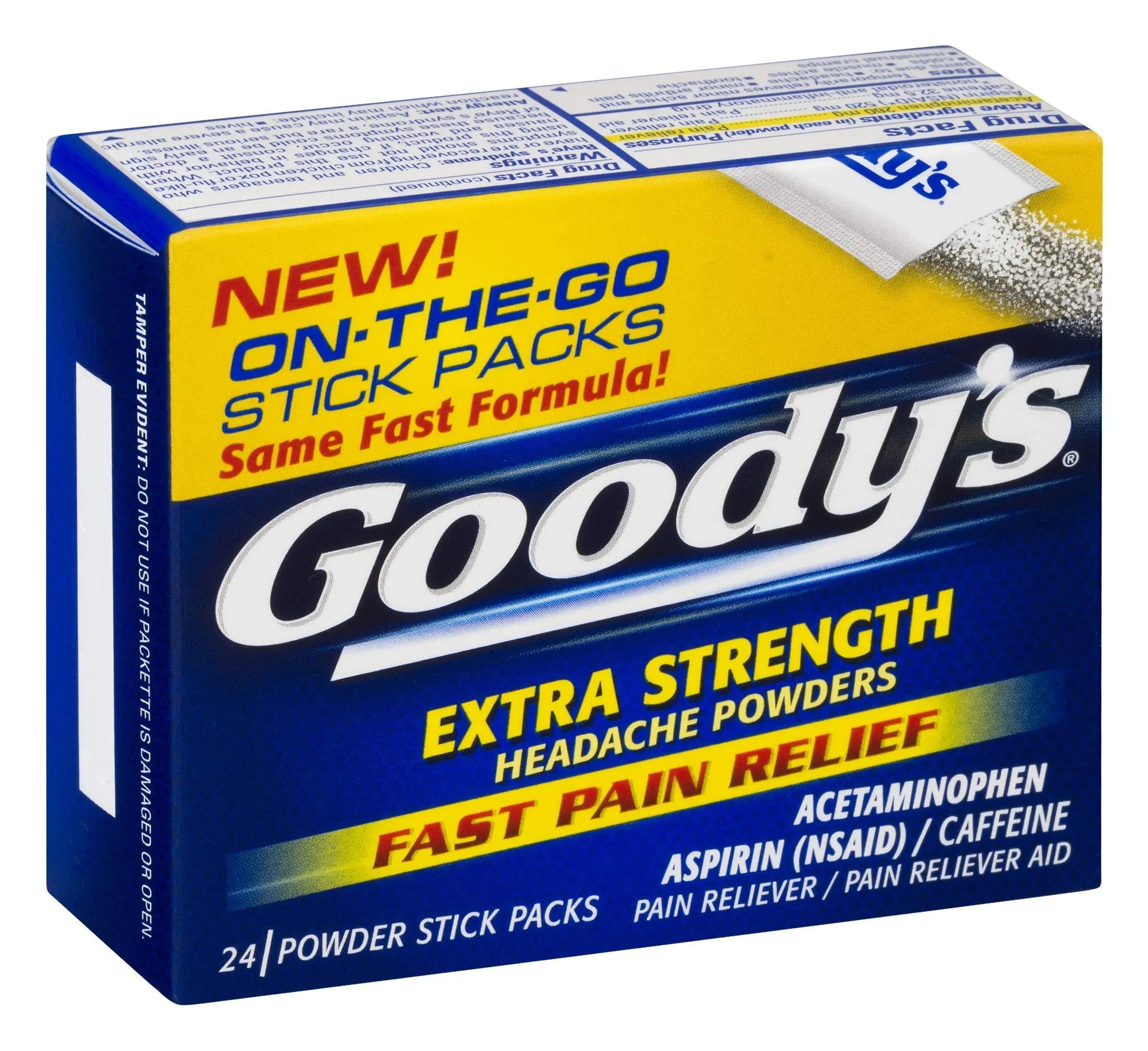 Goody's Extra Strength Powders | Fast Pain Relief | Aspirin & Caffeine | 24 Count Goody's uk supplements