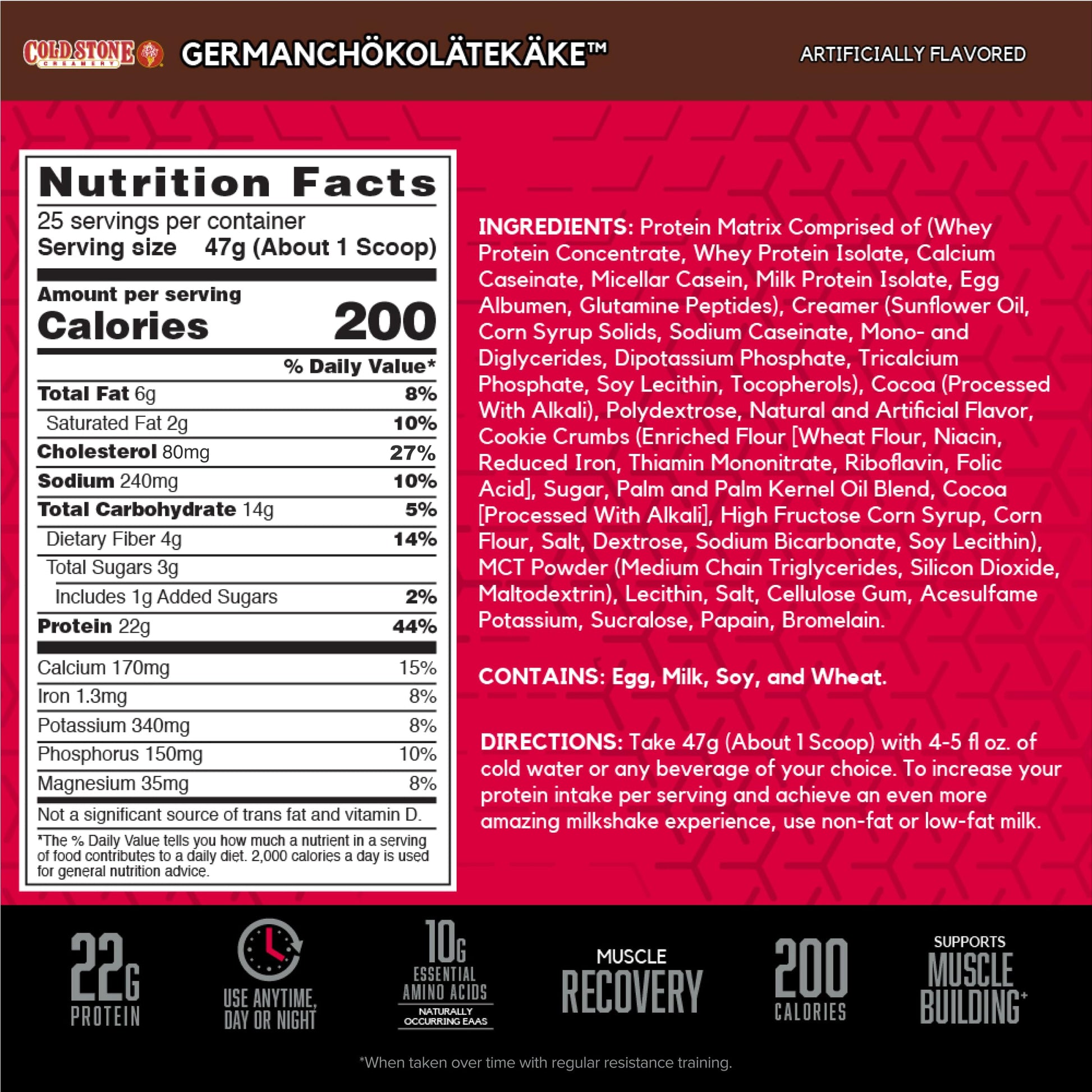 BSN Syntha-6 Whey Protein Powder, Cold Stone Creamery- Germanchökolätekäke Flavor BSN uk supplements