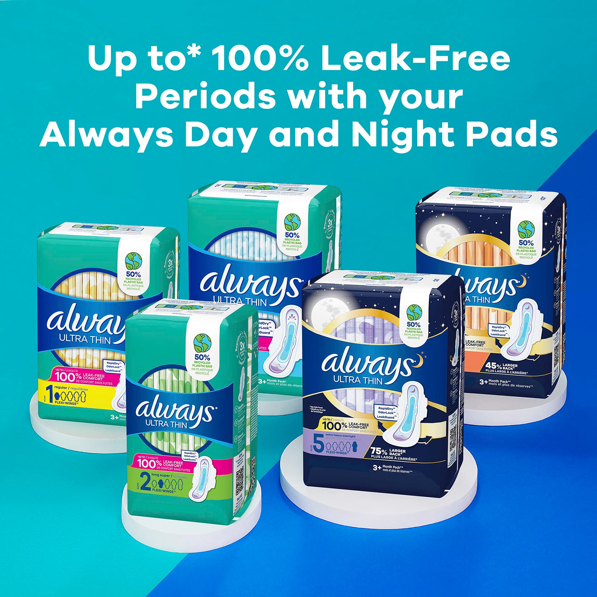 Always Ultra Thin Feminine Pads For Women, Size 2 Long Super Absorbenc Always uk supplements