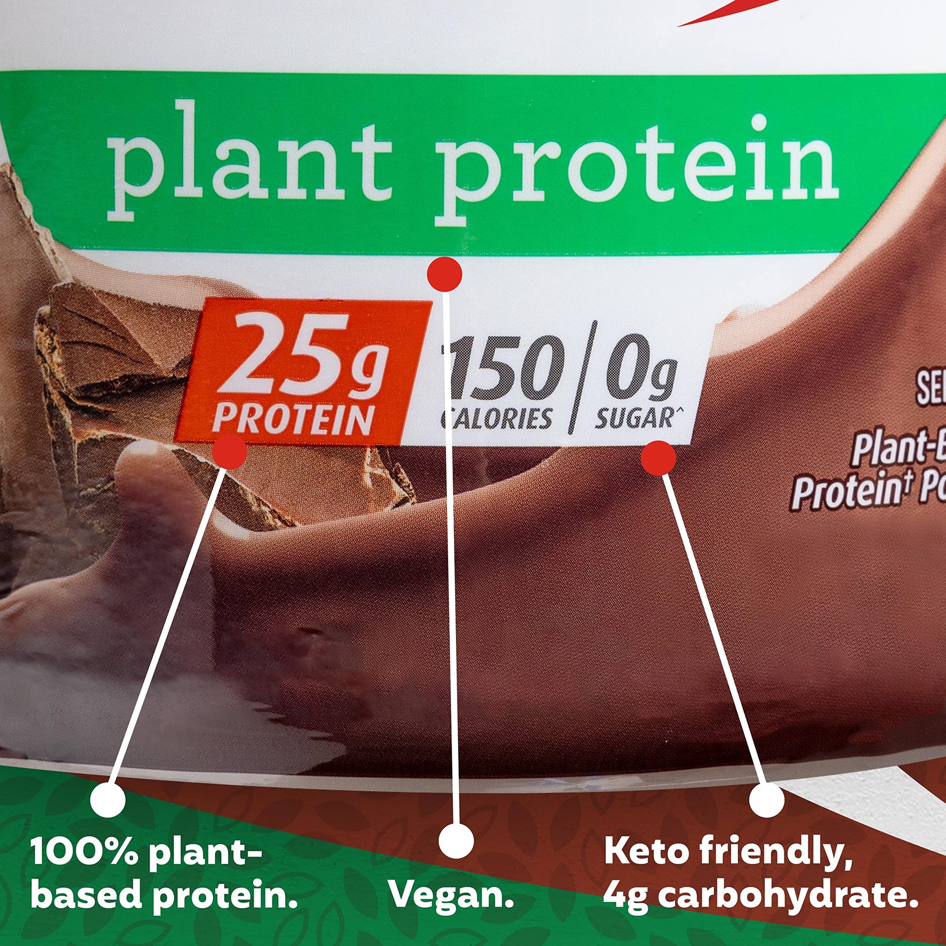 Premier Protein Powder Plant Protein, Chocolate, 25g Plant-Based Protein, 0g Sugar Premier Protein uk supplements