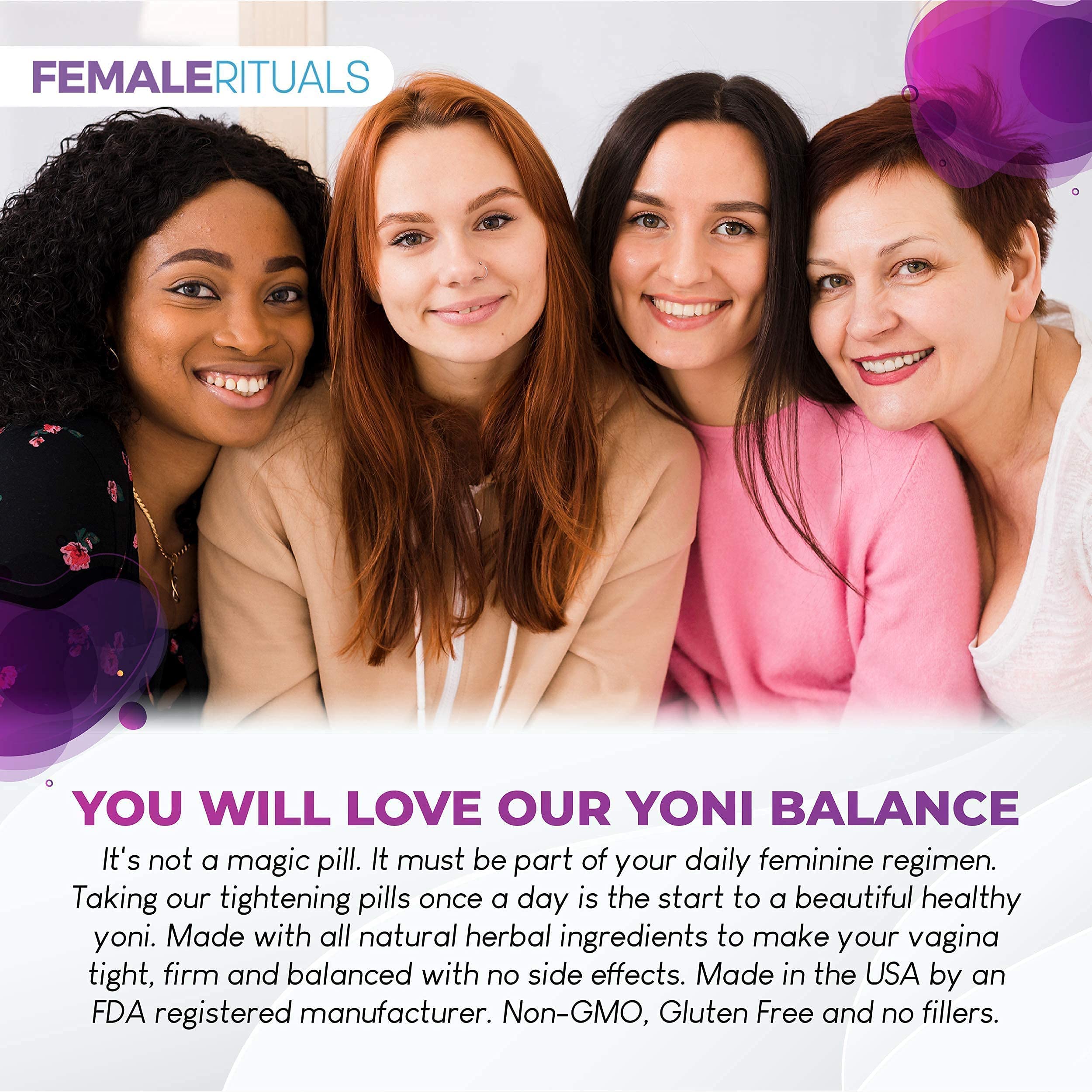 FEMALE RITUALS - Vaginal Moisturizer Boric Acid Suppositories for PH Balance - Bad Odors FEMALE RITUALS uk supplements