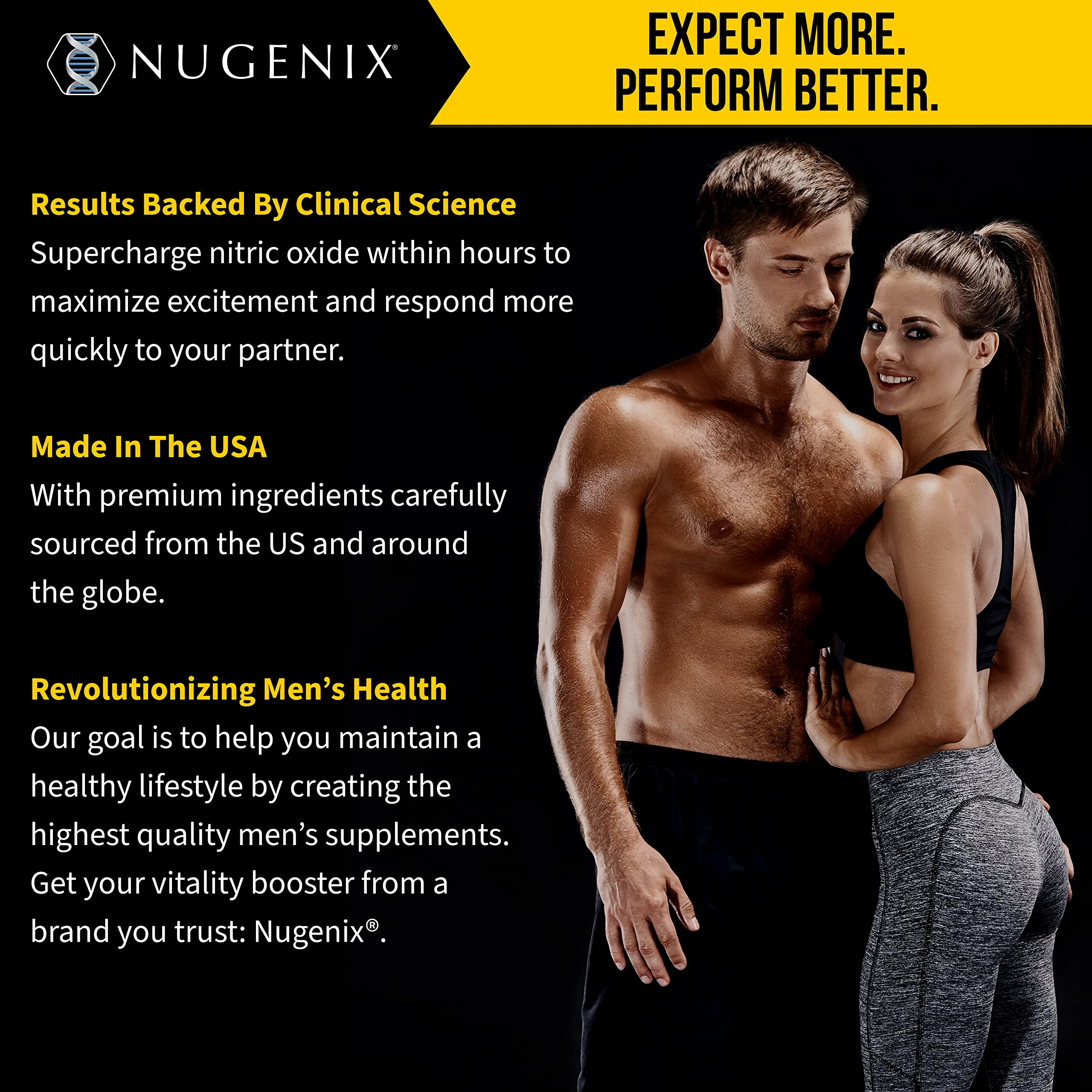 Nugenix Sexual Vitality Booster - Ultra Premium Performance Amplifier for Men - Nitric Oxide Nugenix uk supplements