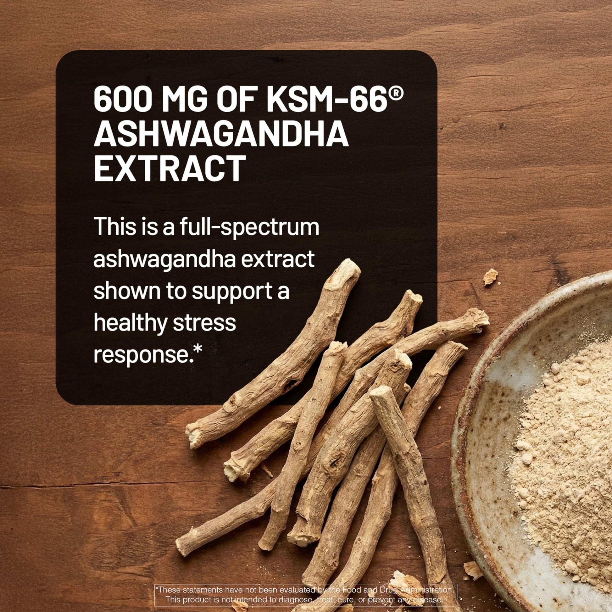 NatureWise Ashwagandha for Stress - With KSM-66 Extract, GABA, L-Theanine, Rhodiola Rosea - Herbal Mood & Sleep Support - Vegan, Non-GMO, Gluten-Free - 60 Capsules[1-Month Supply] NatureWise uk supplements