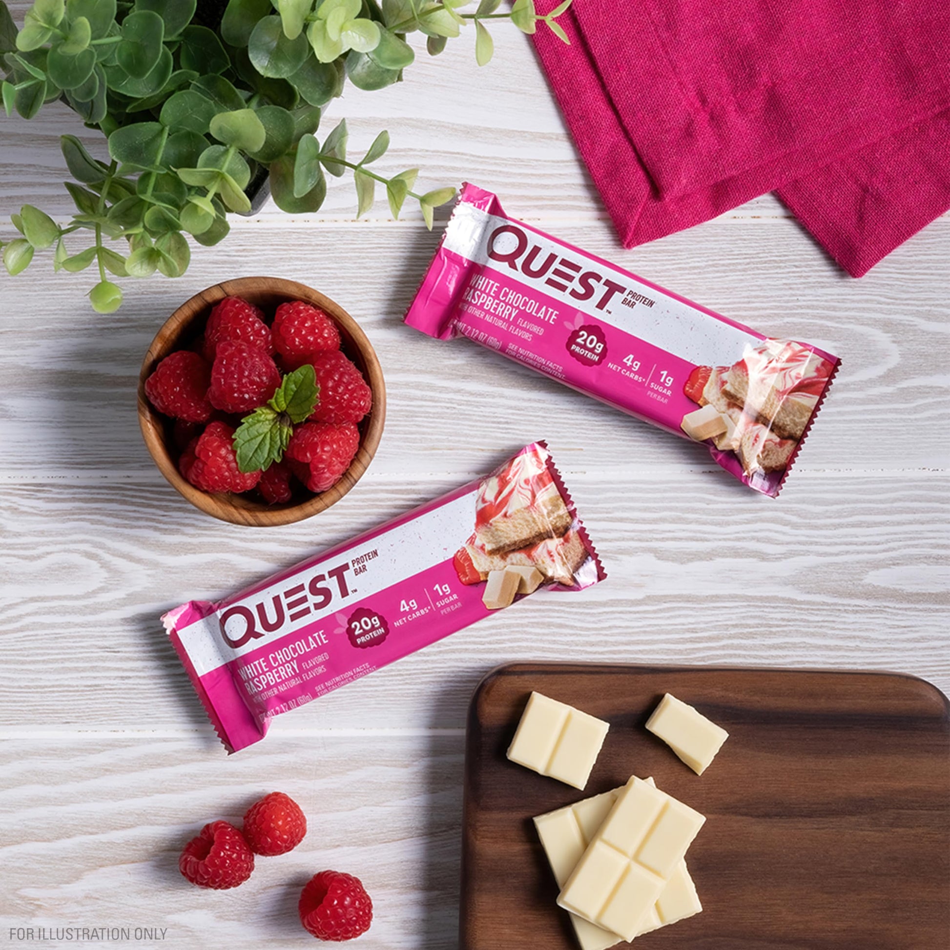 Quest Nutrition White Chocolate Raspberry Protein Bars, High Protein, Low Carb, Gluten Free Quest Nutrition uk supplements