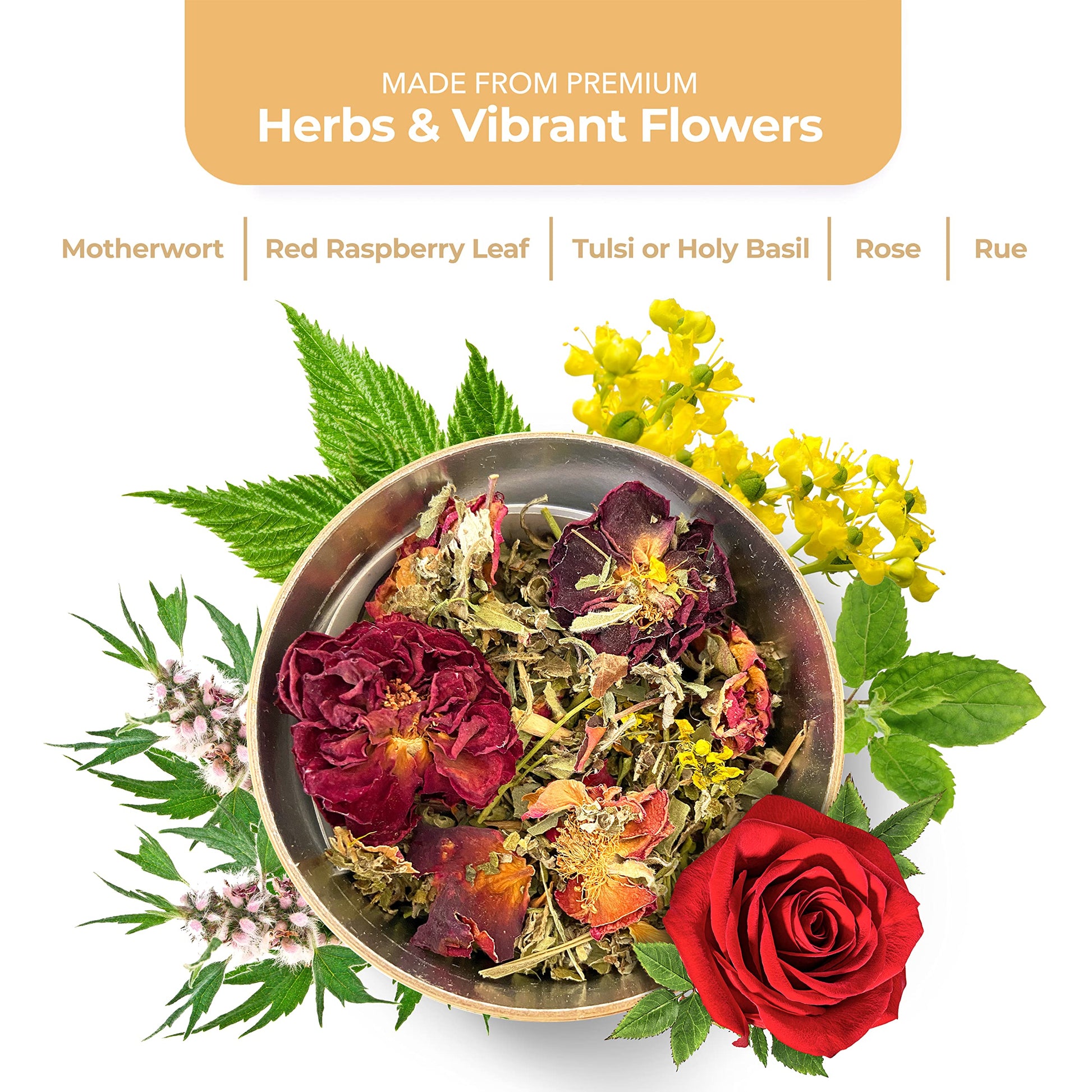 Yoni Steam Herbs Creativity Blend, Receptivity & Fertility Yoni Herbs for Cleansing and Toning Leiamoon uk supplements