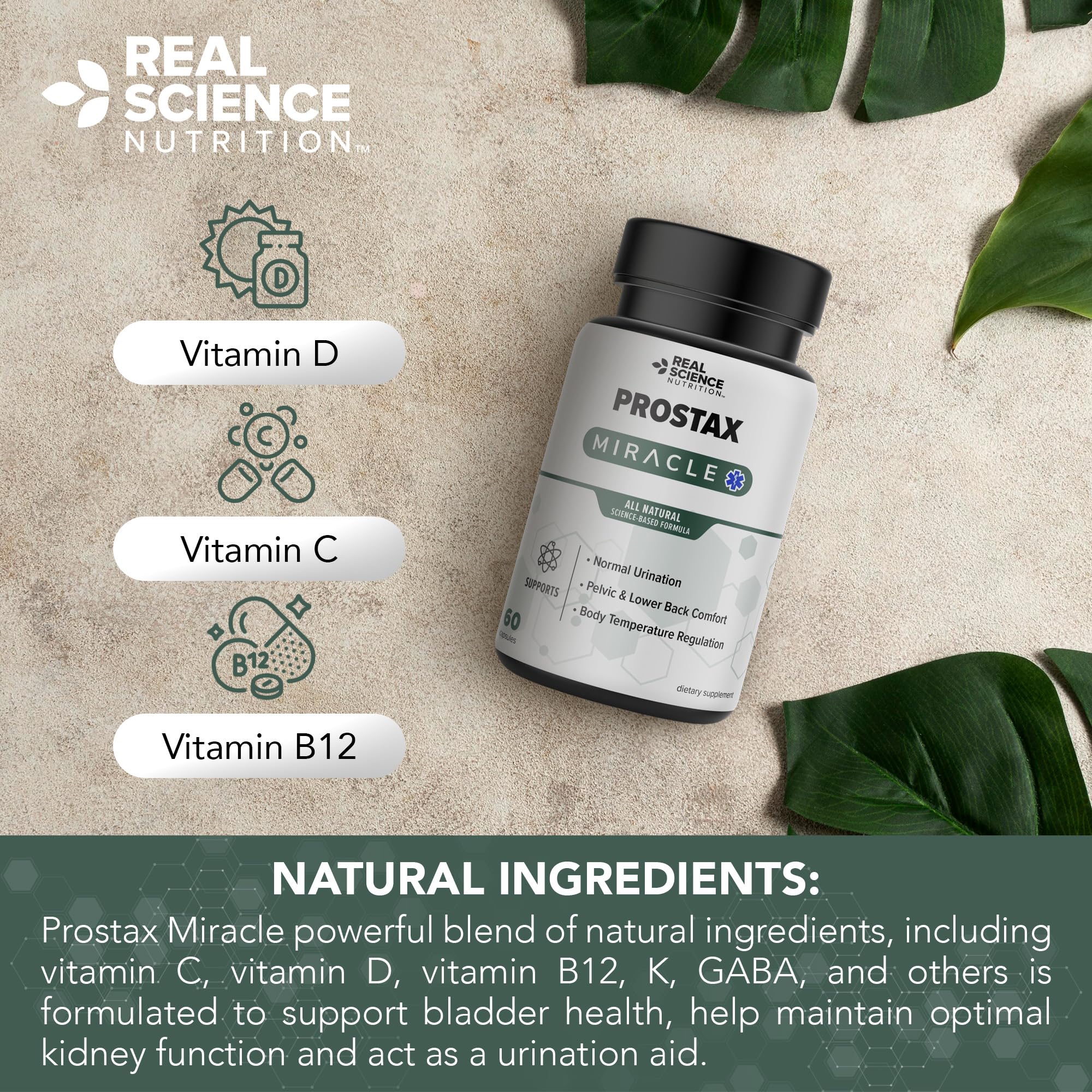 Real Science Nutrition Offers Prostax Miracle: A Natural Supplement for Bladder and Kidney Health, Mens Health Products Real Science Nutrition uk supplements