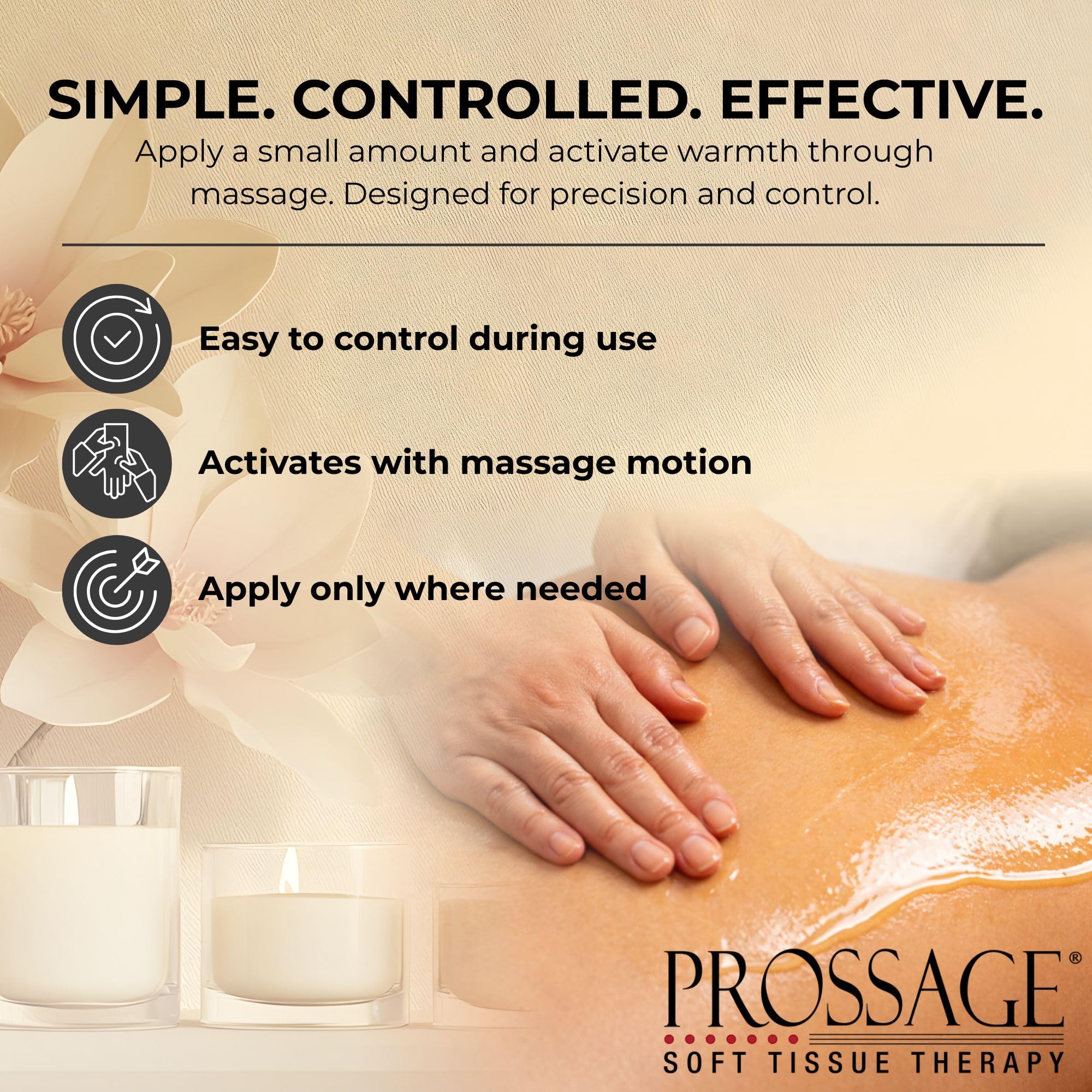 Prossage Heat Warming Relief Massage Oil for Therapuetic Massages, Deep Tissue Massages, and Aromatherapy, Topical Reliever, 8 Ounce Bottle THERABAND uk supplements