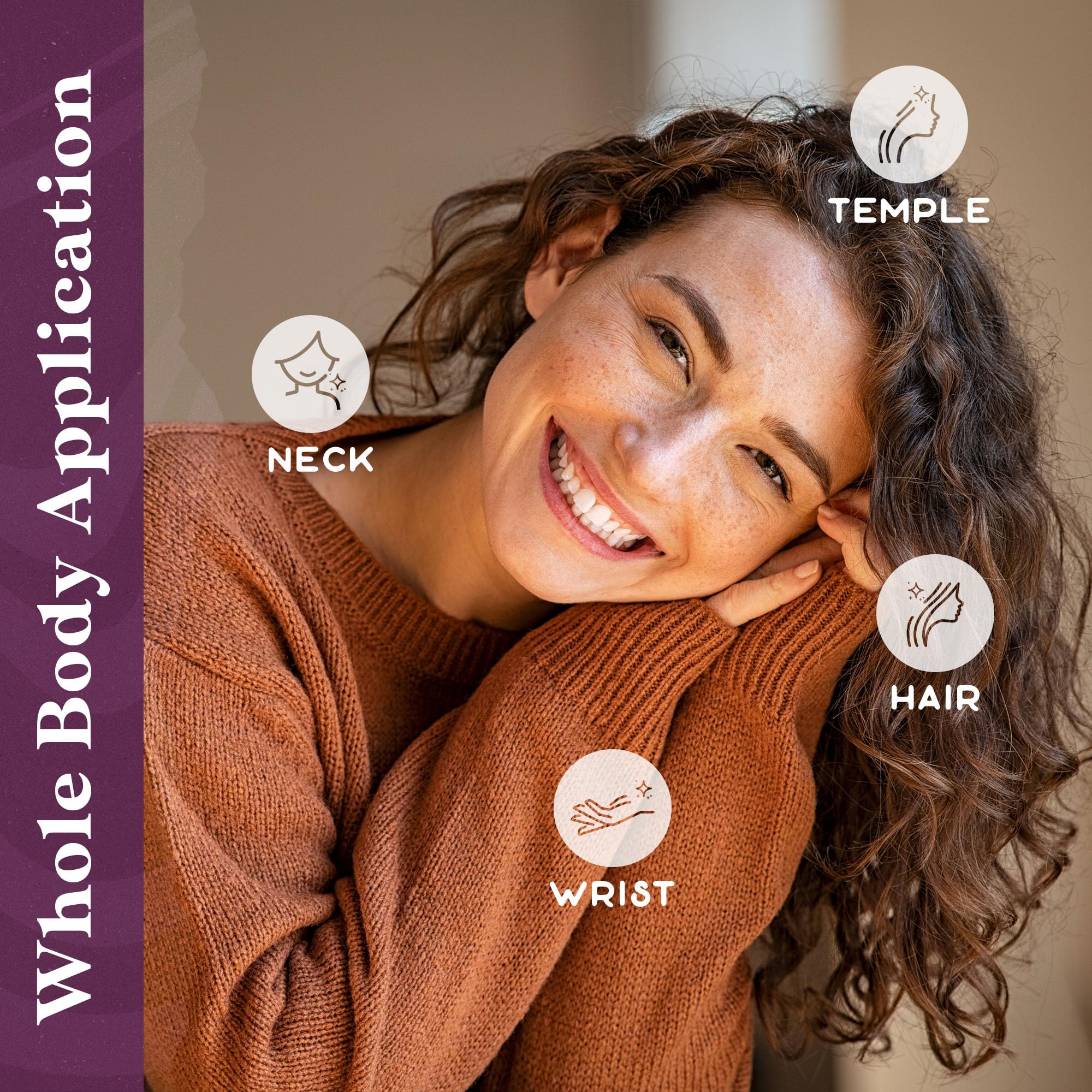 Essential Oils Balm Stick | Grounded Thought Aromatherapy Balm | All Natural Body Balm PURPLE CANYON uk supplements
