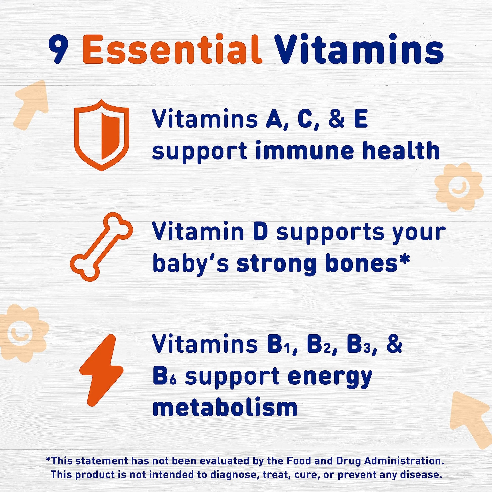 Enfamil Poly-Vi-Sol and Fer-in-Sol Iron Liquid Drop Multivitamin Supplements for Infants and Toddlers, 2x50 mL Dropper Bottle Enfamil Prenatals & Baby Vitamins uk supplements