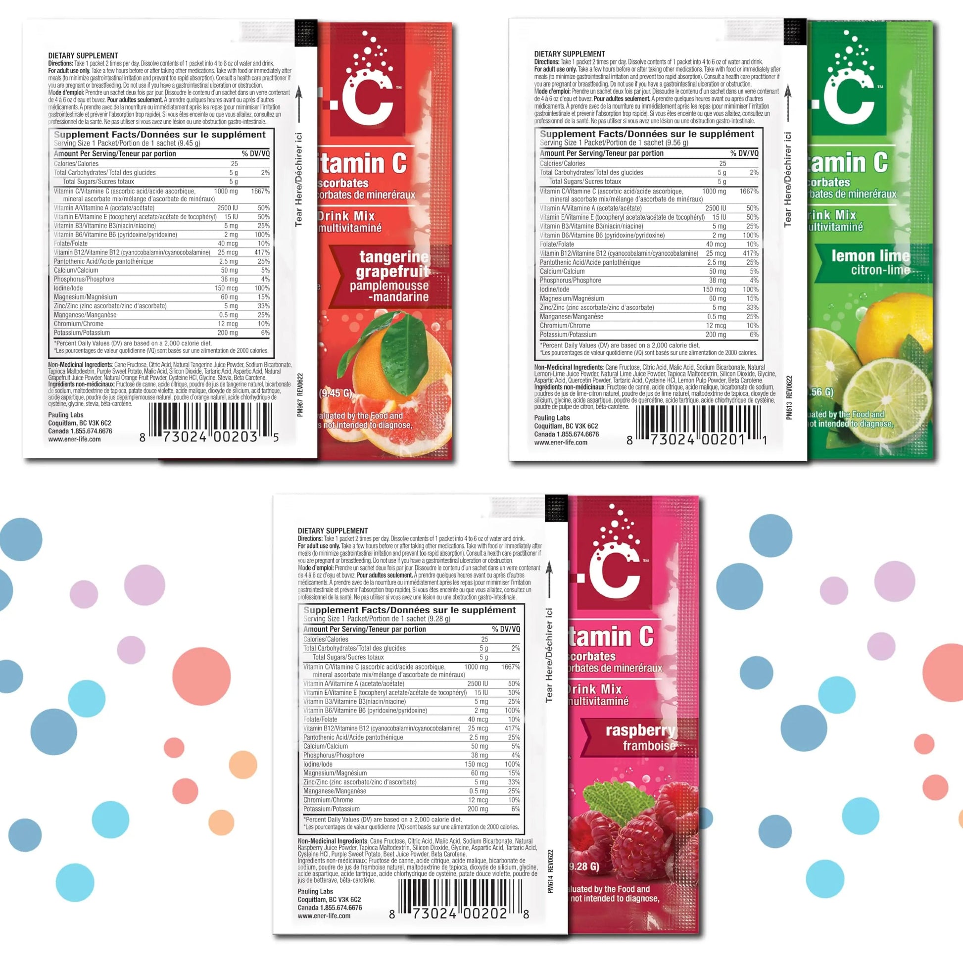 Ener-C Variety Pack Multivitamin Drink Mix Powder Vitamin C 1000mg & Electrolytes with Real Fruit Juice Natural Energy & Immune Support for Women & Men Ener-C uk supplements