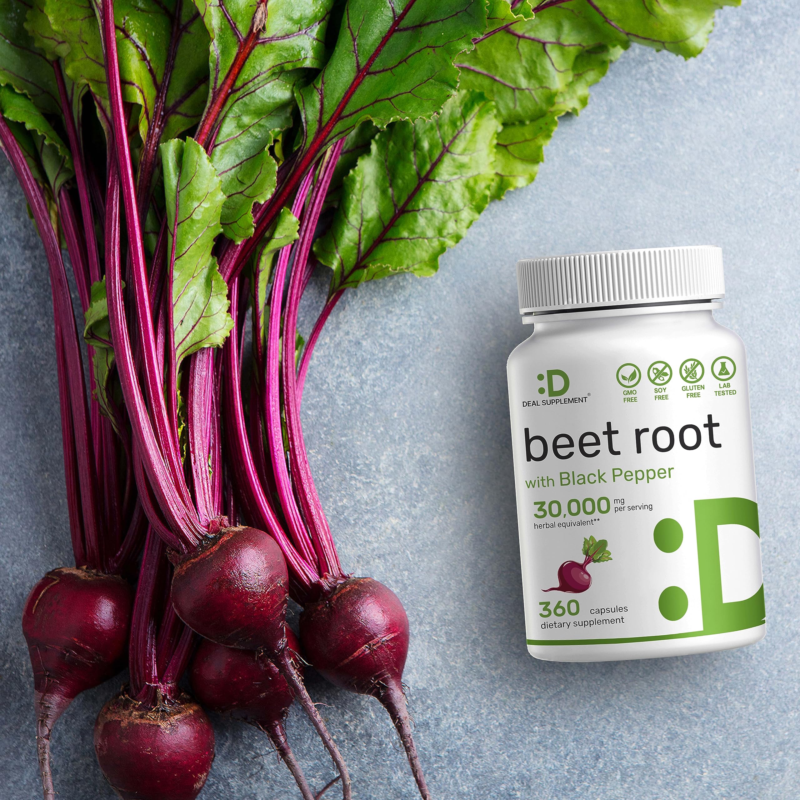 Beet Root Capsules 30000mg Per Serving, 360 Count, with Black Pepper Extract – Enhanced DEAL SUPPLEMENT uk supplements