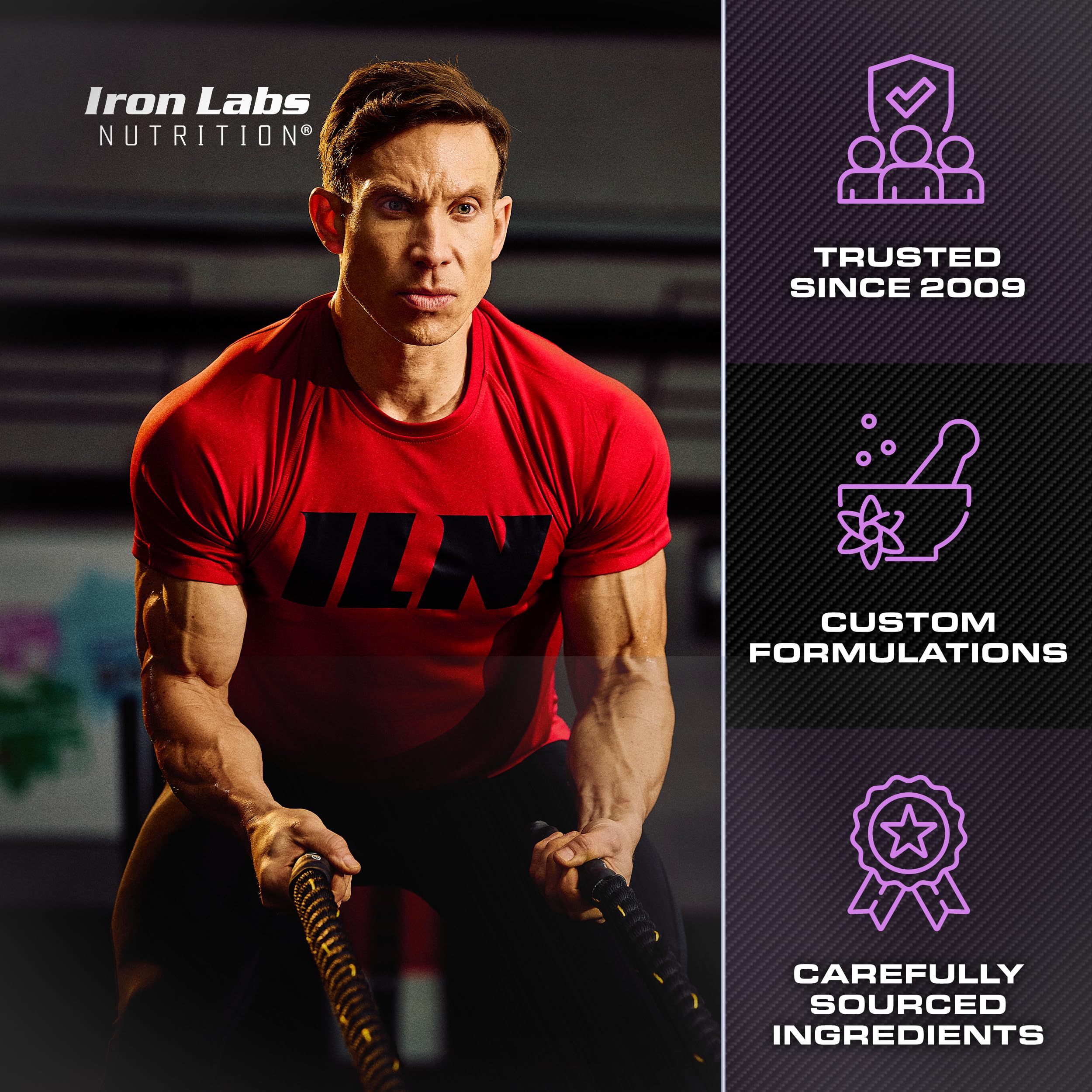 Iron Labs Nutrition PCT Xtreme - PCT Supplement for Men - 30 Day Course - Post Cycle Support Booster (80 Capsules) Iron Labs Nutrition uk supplements