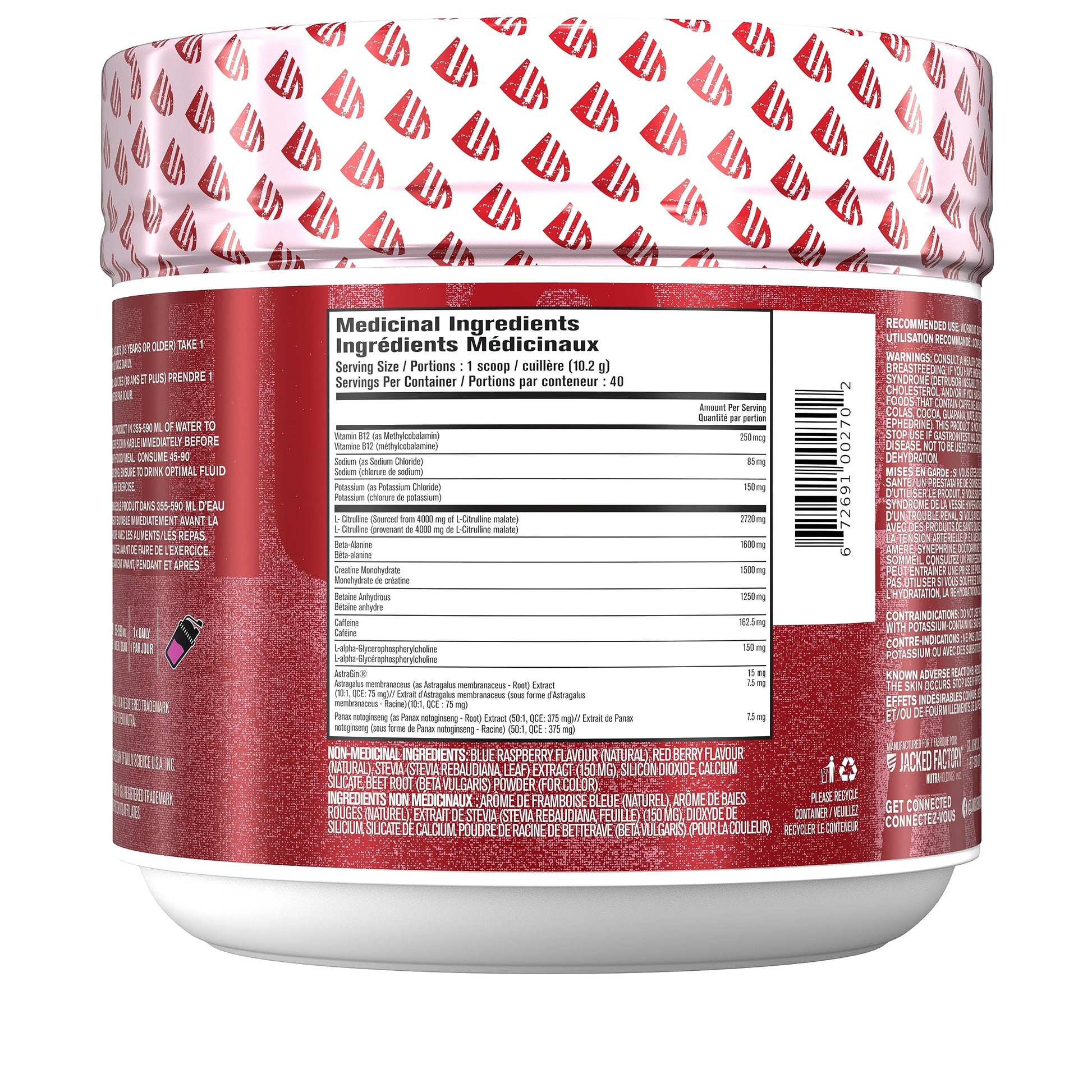 ALTIUS Pre-Workout Supplement - Naturally Sweetened - Clinically Dosed Powerhouse Jacked Factory uk supplements