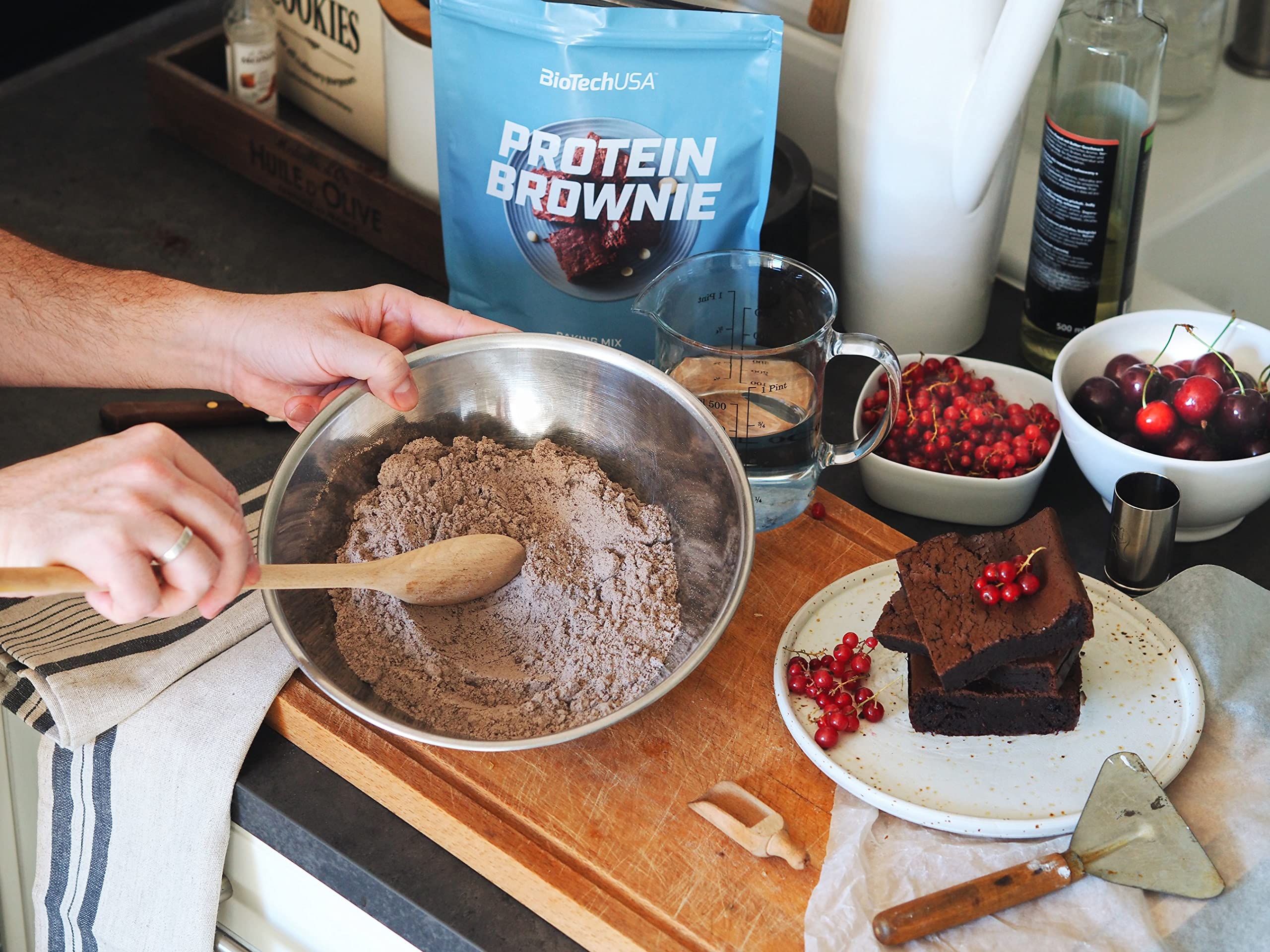 BioTechUSA Protein Brownie, Baking Mix with Collagen, whey proteins and sweeteners. 600 g, Chocolate BioTechUSA uk supplements