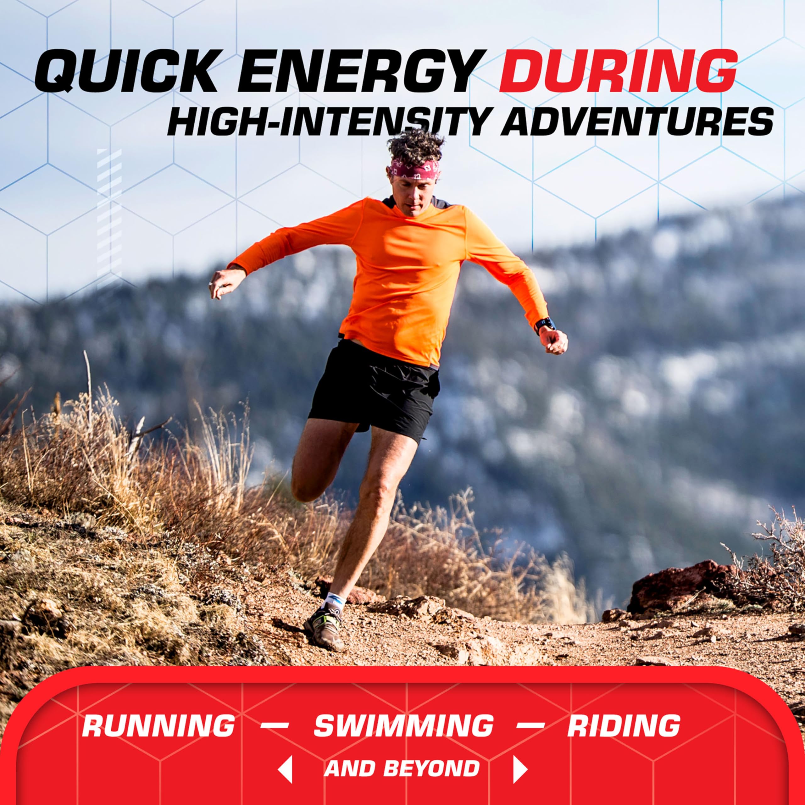 CLIF BLOKS - Mountain Berry Flavor - Energy Chews - Non-GMO - Plant Based - Fast Fuel for Cycling and Running - Quick Carbohydrates and Electrolytes - 2.12 oz. (18 Count) CLIF Bar uk supplements