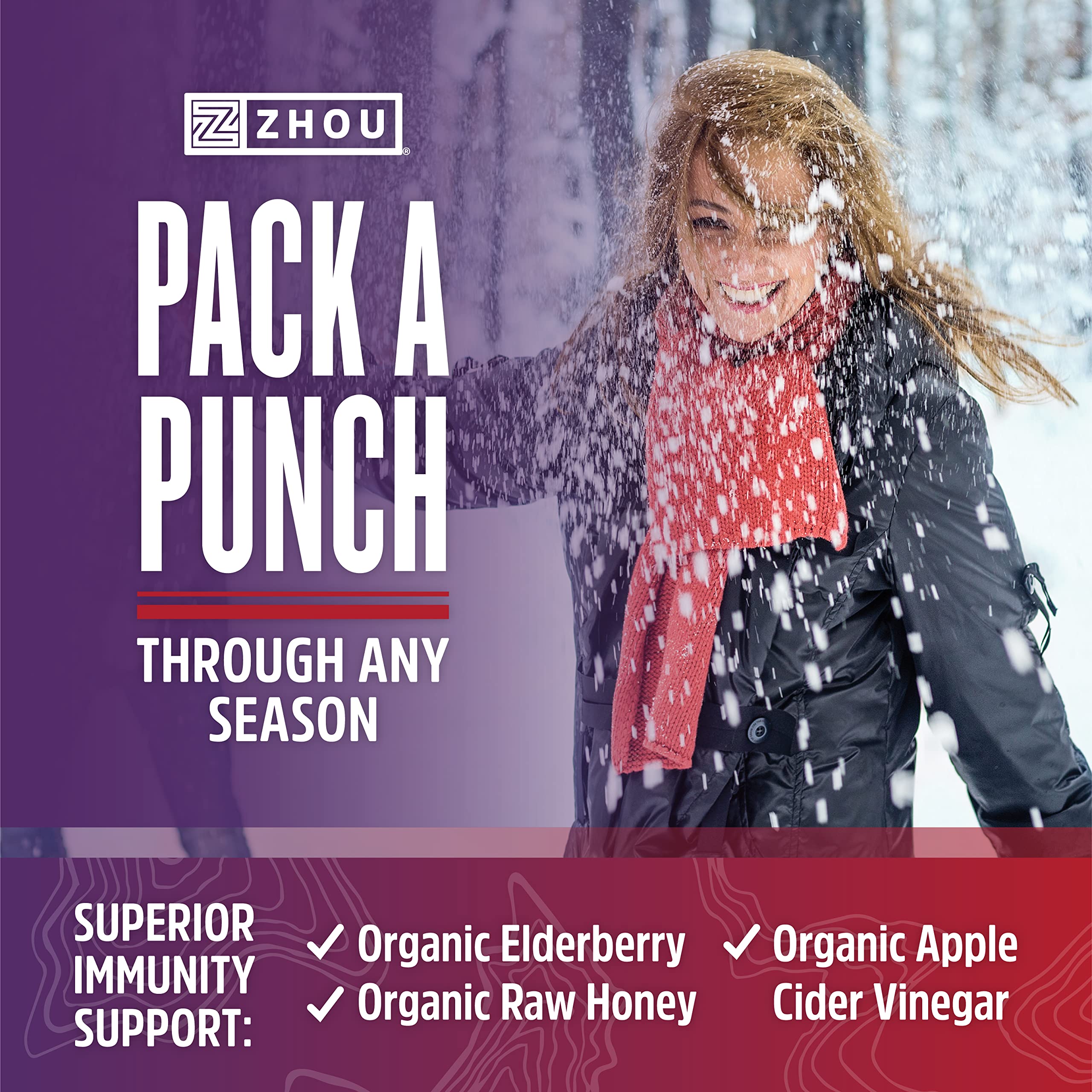 Zhou Nutrition Elderberry Syrup, Immune System Booster with Organic Elderberry Syrup Zhou Nutrition uk supplements