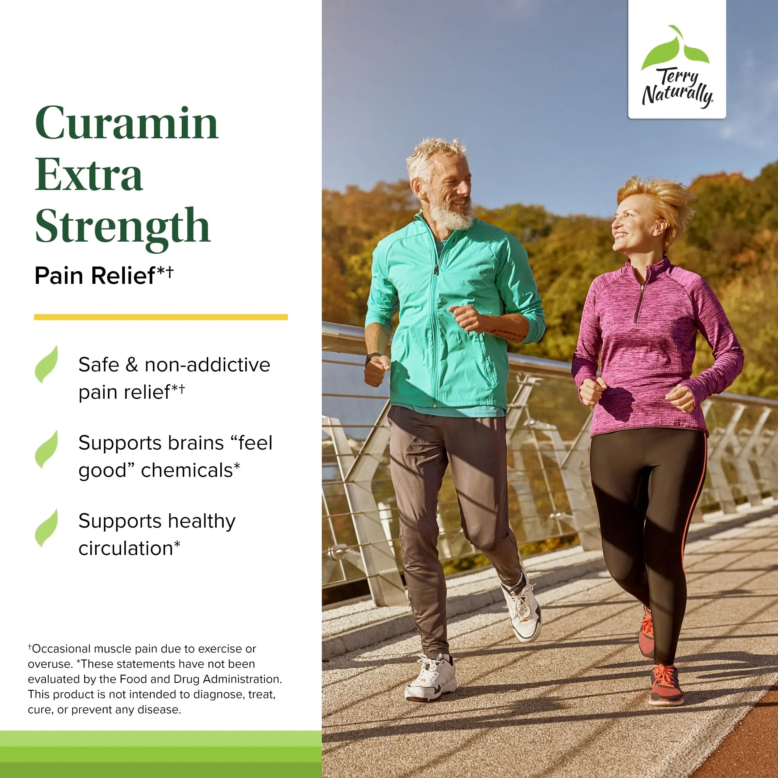 Terry Naturally Curamin Extra Strength - Curcumin & Boswellia for Healthy Circulation Support - Turmeric Supplement to Support Joints, Muscle Health & Endorphin Production - 90 Tablets Terry Naturally uk supplements