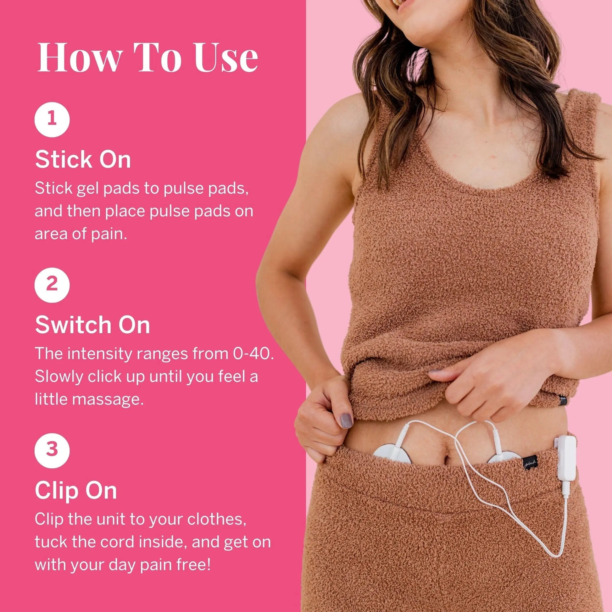 Pixie Period Pain Relief Device - Best PMS Relief Simulator with TENS Technology - Thinnest Wearable Tens Unit - Unnoticeable Under Clothes - Menstrual Cramp Comfort for Feminine Care Pixie Cup uk supplements