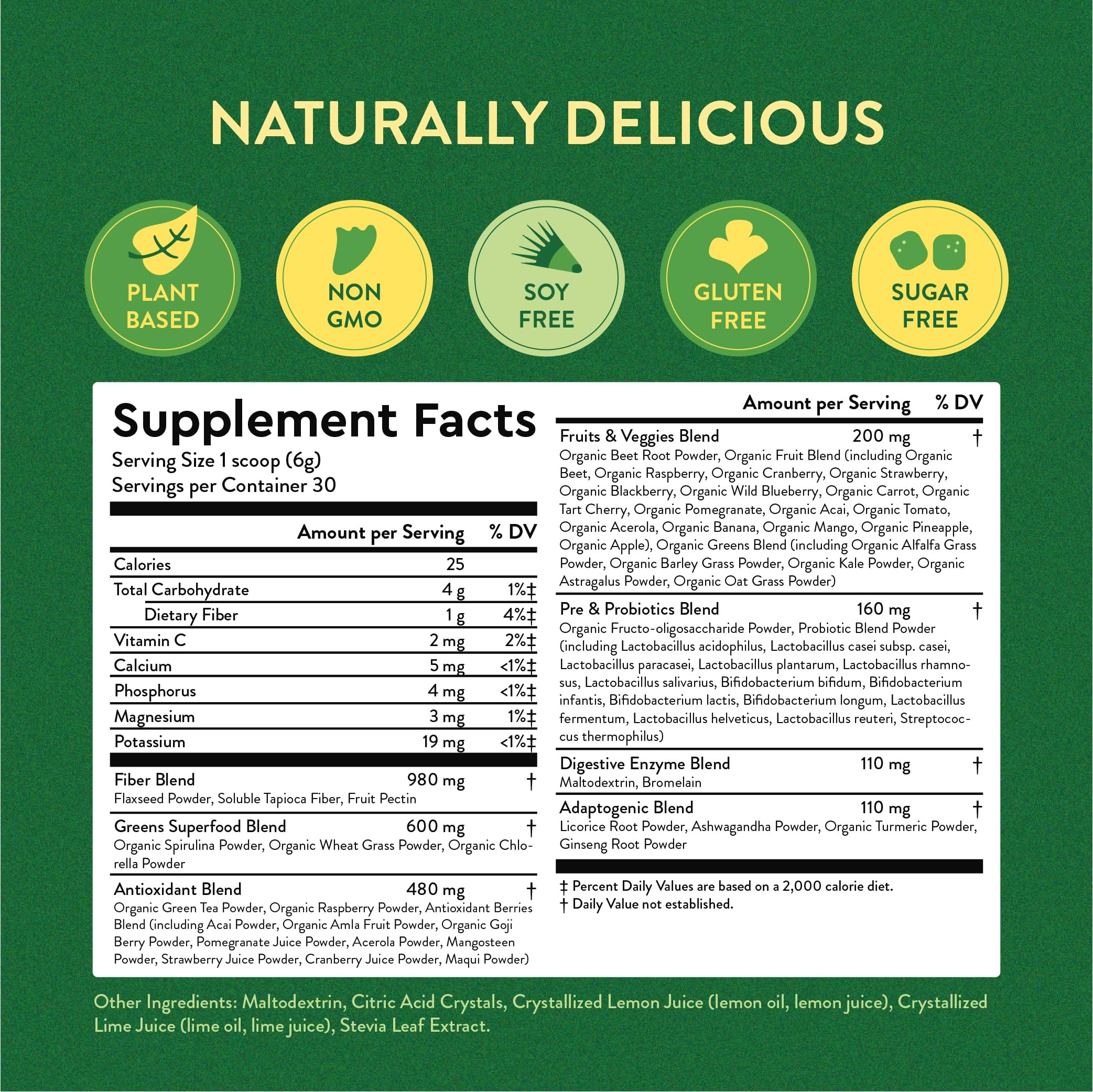 360 Nutrition Blends with Benefits Super Greens Powder w/Probiotics, Digestive Enzymes, Sugar & Gluten Free, Plant Based Superfood Drink Mix for Gut Health, Bloating, Immunity, Overall Health, 6.35 oz 360 Nutrition uk supplements