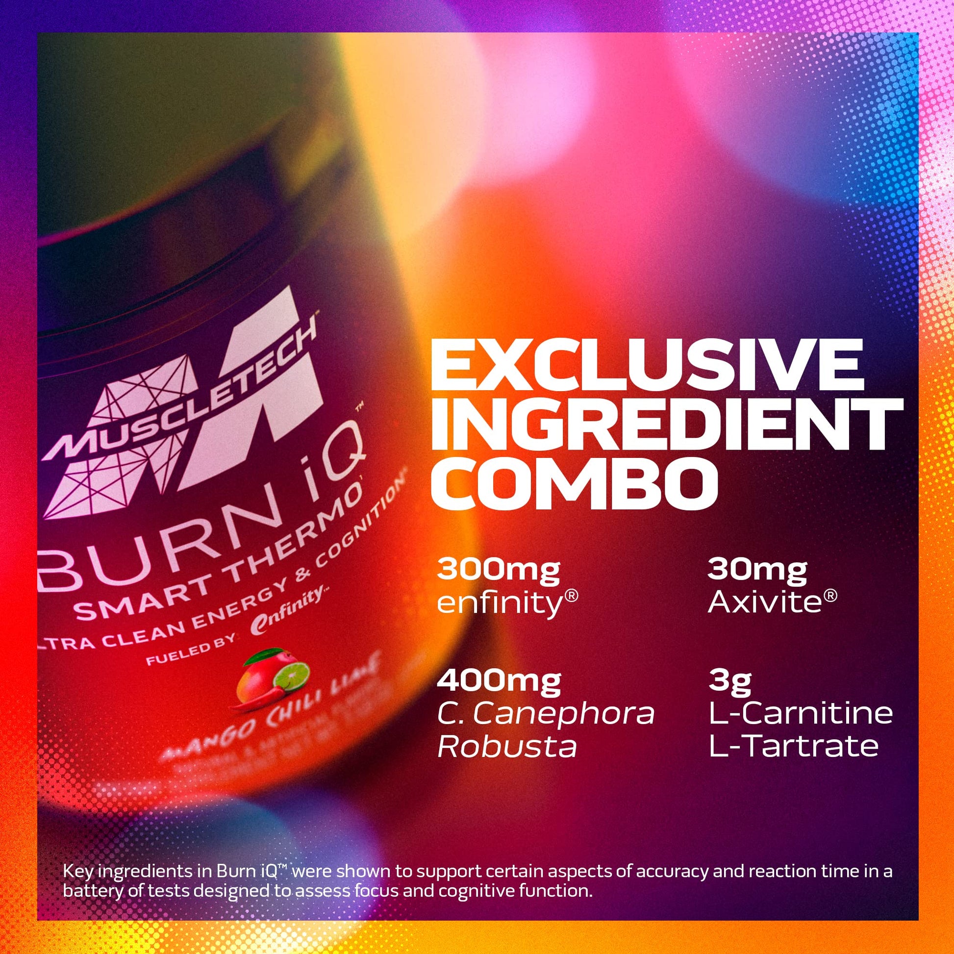 MuscleTech Burn IQ Smart Thermo Supplement Fueled with Paraxanthine Enhanced Energy MuscleTech uk supplements