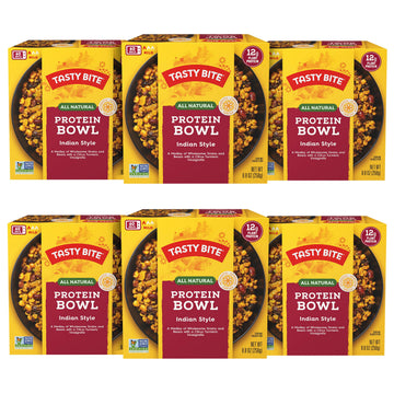 TASTY BITE Indian Protein Bowl, 8.8 Ounce, Pack of 6, Ready to Eat, Microwaveable TASTY BITE uk supplements