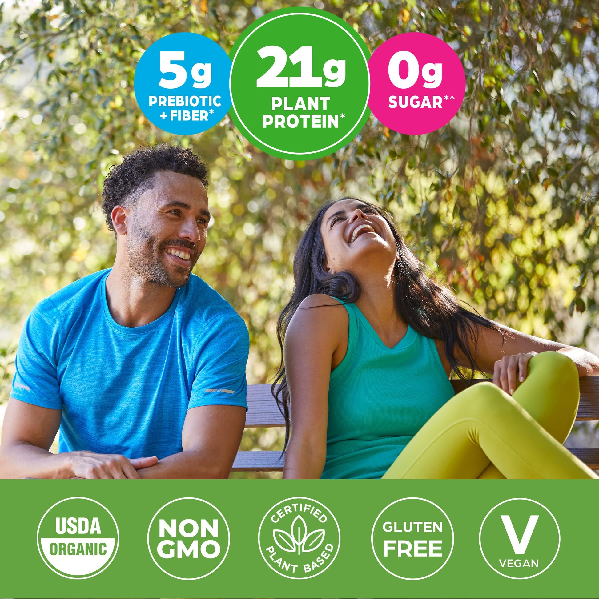 Orgain Organic Vegan Protein Powder, Vanilla Bean - 21g Plant Based Protein, Gluten Free Orgain uk supplements