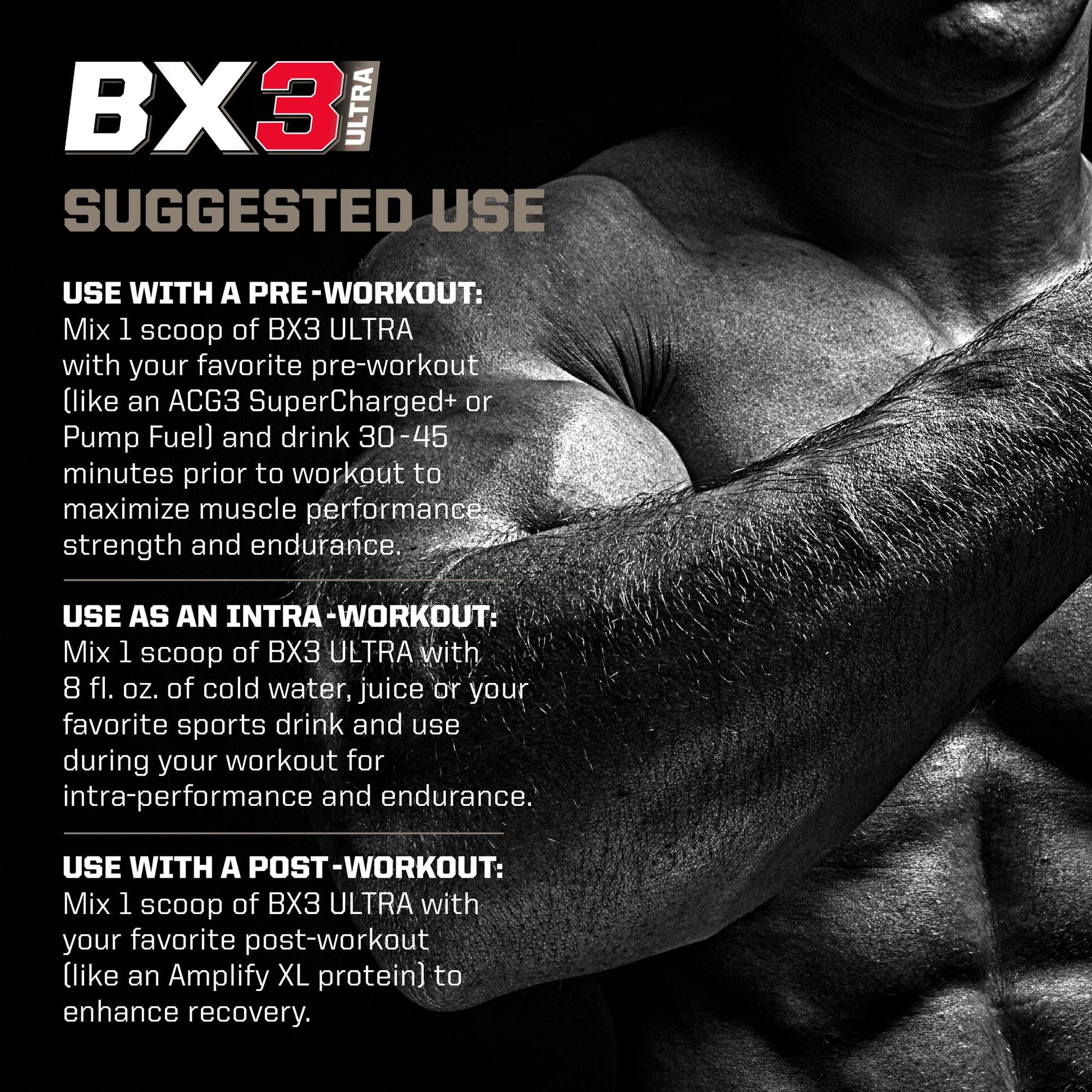 PMD Sports BX3 Ultra Muscle-Building Powder – Beta-Alanine, BCAAs, Betaine Anhydrous PMD uk supplements