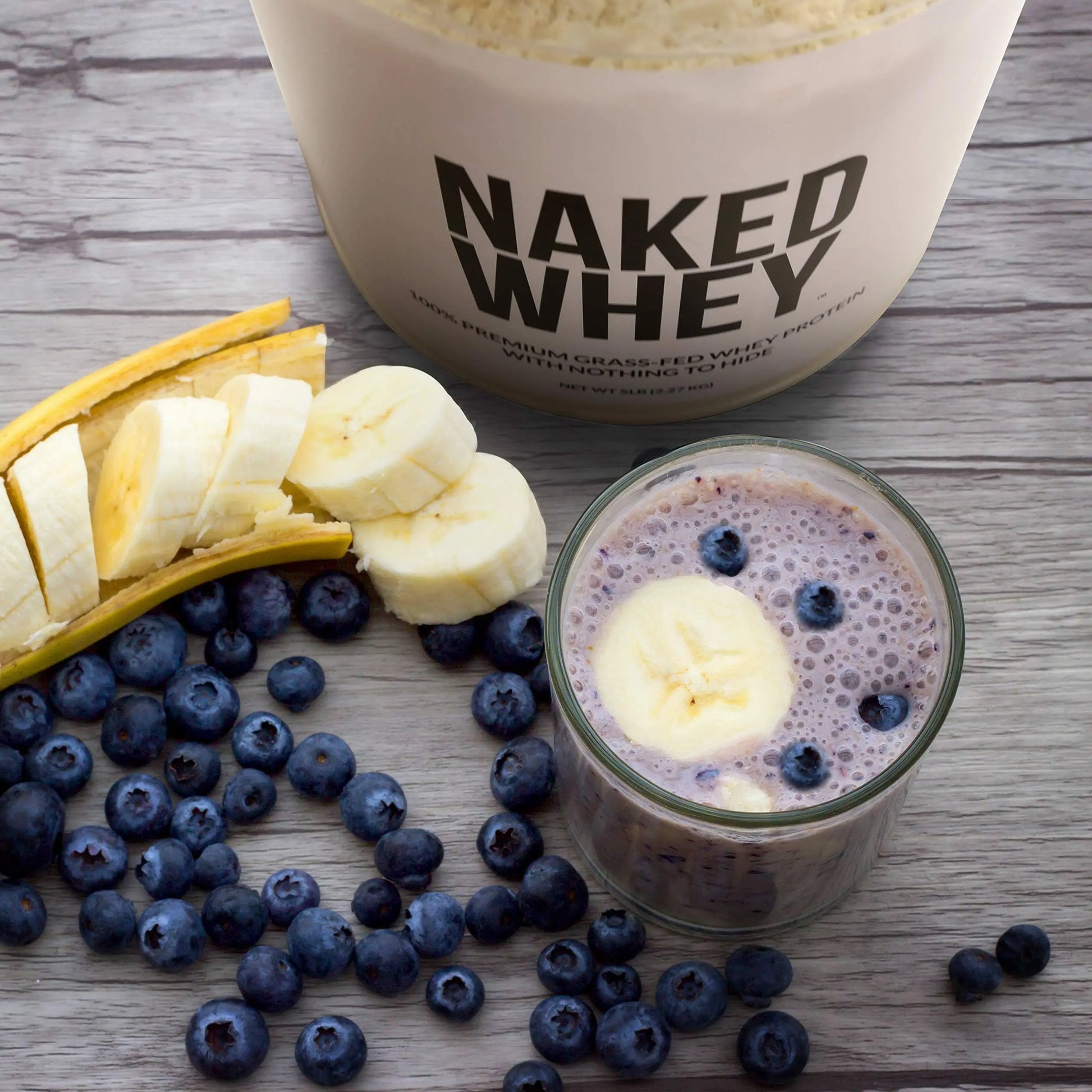 NAKED Whey 1Lb - Only 1 Ingredient, Grass Fed Whey Protein Powder, NSF Certified, Undenatured, No Gmos, No Soy, Gluten Free NAKED uk supplements
