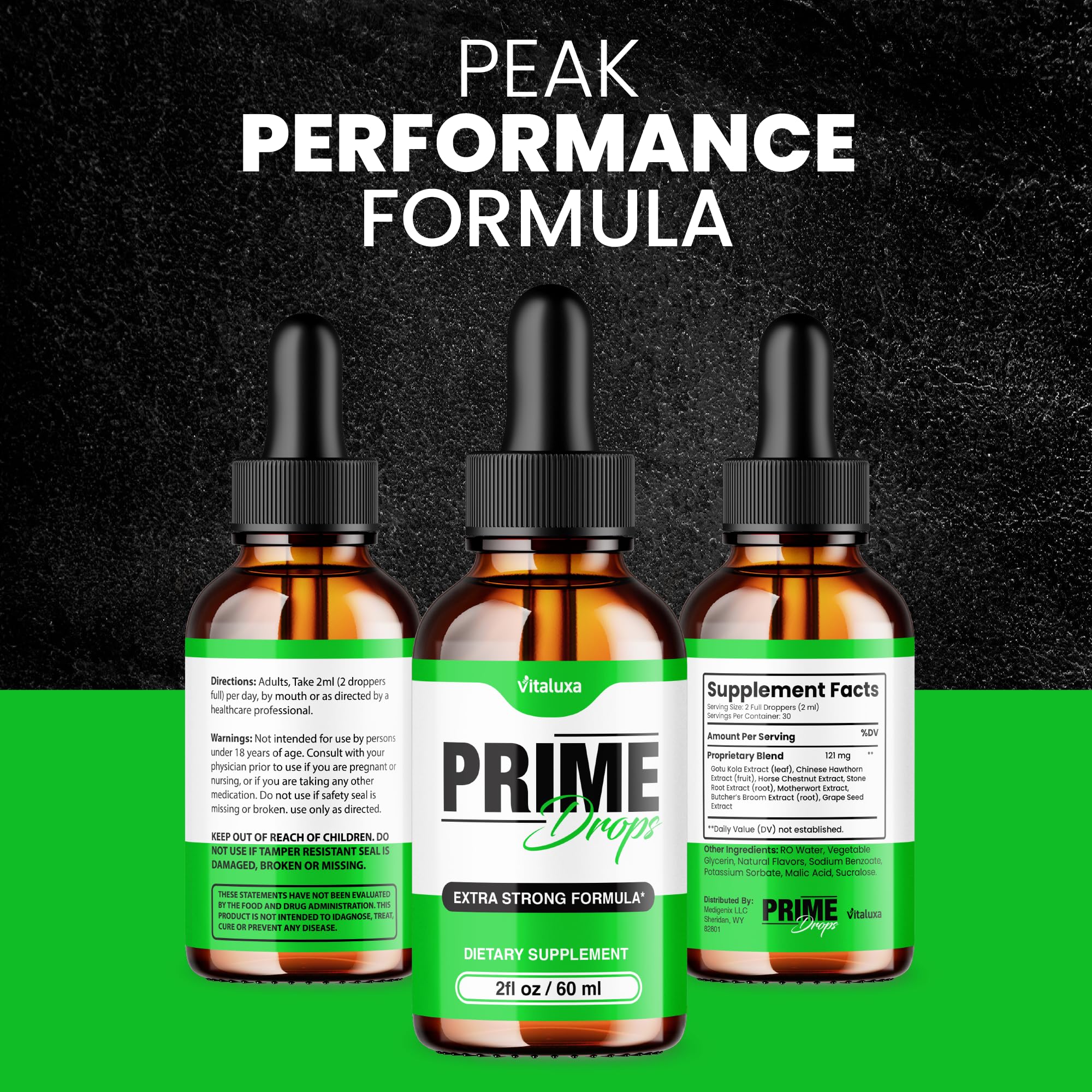 (2 Pack) Prime Drops for Men, Extra Strength Prime Drops Liquid Supplement Performance Blend All Natural Support, PrimeDrops Advanced Formula Vitamins for Health Wellness Reviews (4oz) Vitaluxa uk supplements