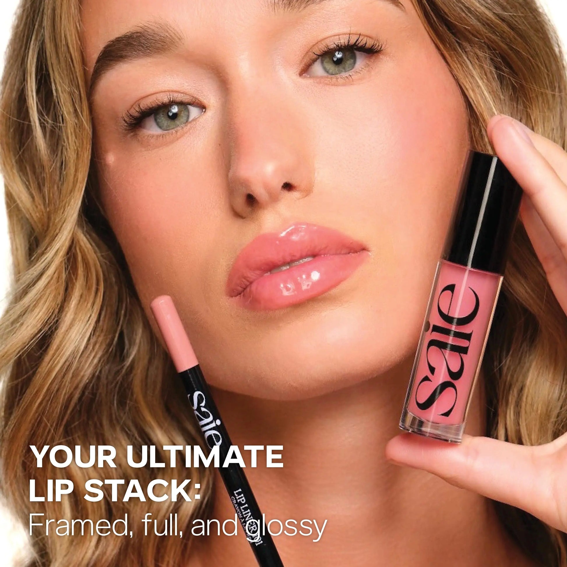 Saie Lip Liner 101 - Lip Pencil Made with a Creamy, Soft Matte Formula for a Naturally Framed or Fully Filled Look - Supercharged with Shea Butter & Jojoba Oil - Tease (.05 oz) Saie uk supplements