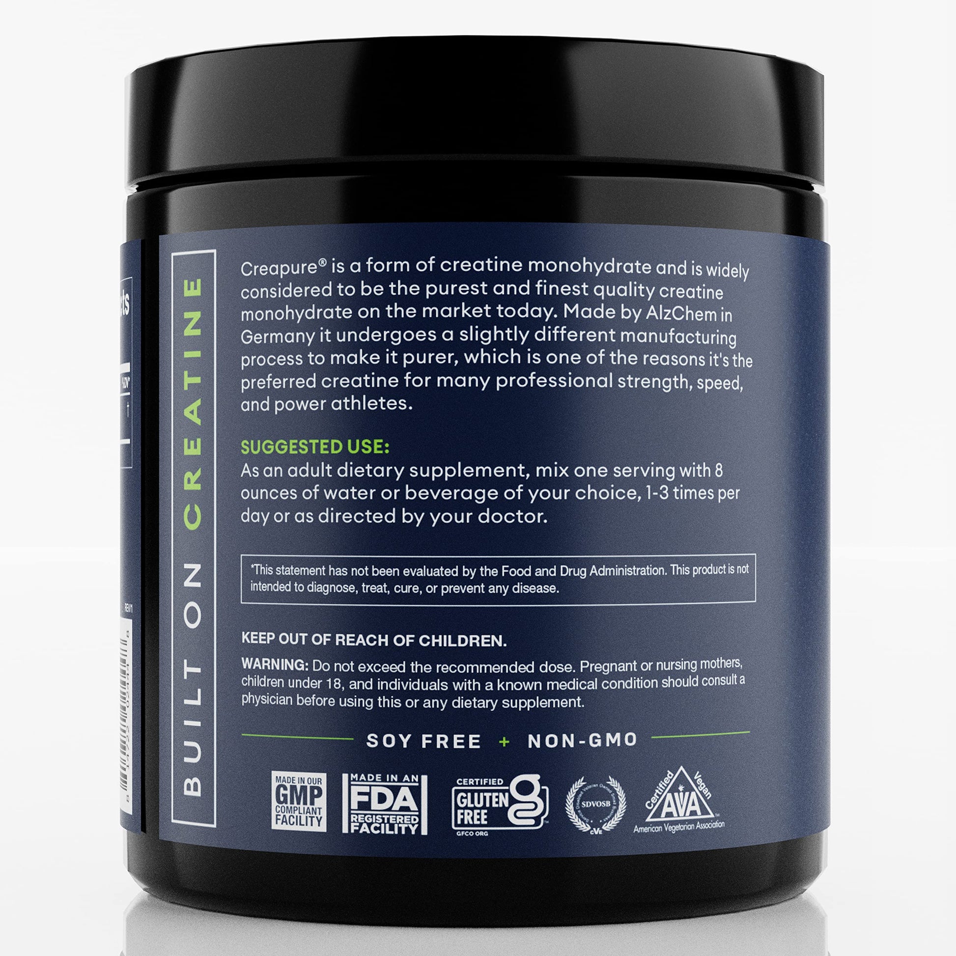 CREA SUPPS Premium Creapure Creatine Monohydrate Powder | Pure, Vegan, Keto CREA SUPPS uk supplements