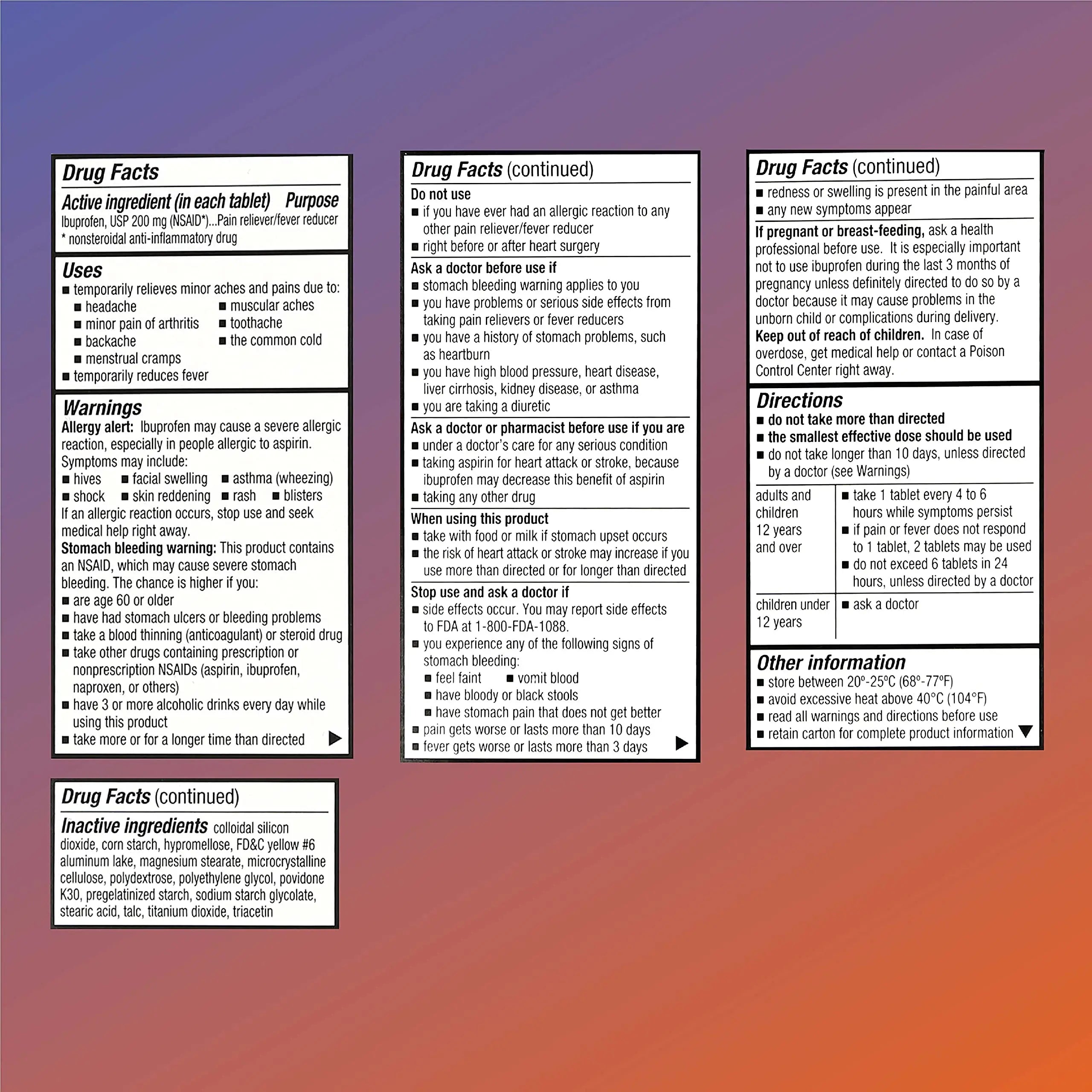 Quality Choice Ibuprofen Tablets, 200 mg, Pain Reliever and Fever Reducer for Arthritis, Toothache, Back Pain, Headache, Body Aches, and More 100 Count of Coated Tablets Quality Choice uk supplements