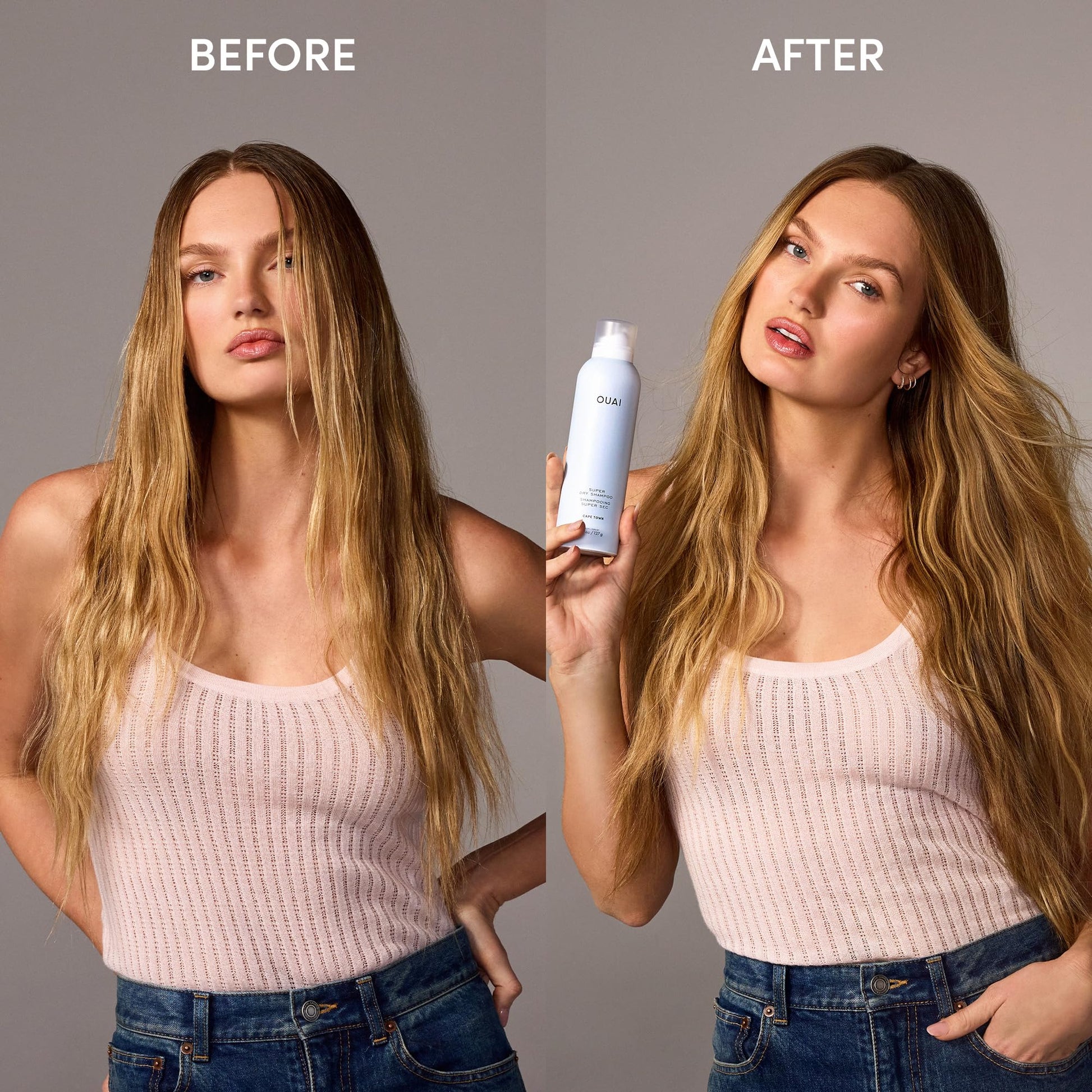 OUAI Super Travel Size Dry Shampoo - Volumizing Dry Shampoo - Absorbs Oil, Dirt & Sweat - Blends Seamlessly into Hair with Zero Residue & Enriched with a Long-Lasting Scent - Cape Town (2 oz) OUAI uk supplements