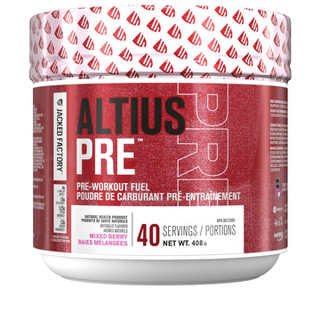 ALTIUS Pre-Workout Supplement - Naturally Sweetened - Clinically Dosed Powerhouse Jacked Factory uk supplements