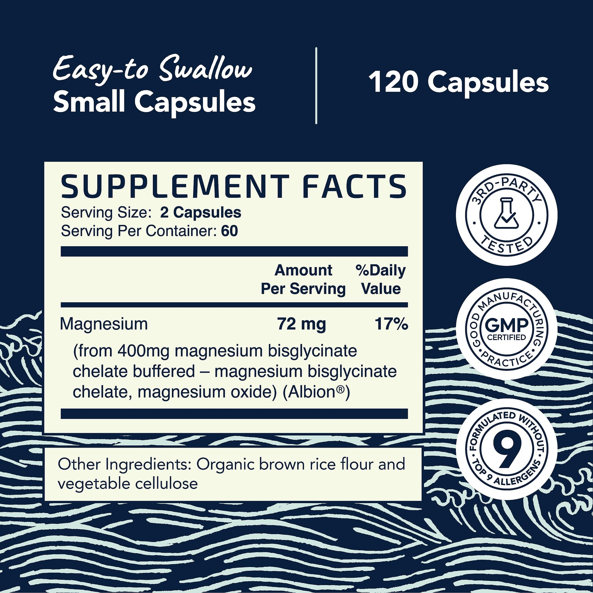 Magnesium Glycinate 400mg | Chelated Bisglycinate for Muscle Relaxation, Bones Nobi Nutrition uk supplements