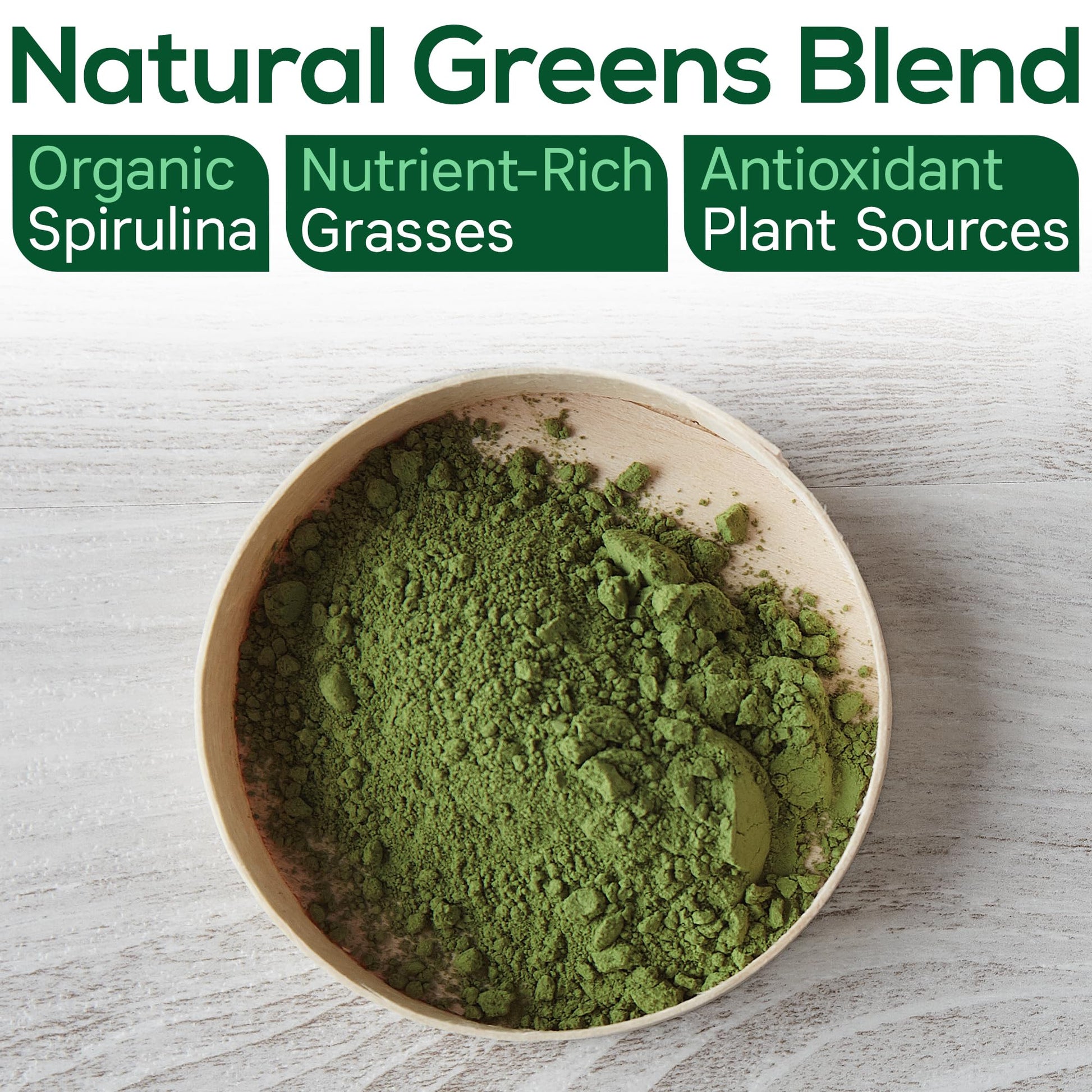 Boost UltraGreens Super Greens Powder - Organic Spirulina, Grasses & Antioxidants | Premium Superfood for Daily Energy | Detox & Whole-Body Wellness - 50 Servings Parker Naturals uk supplements