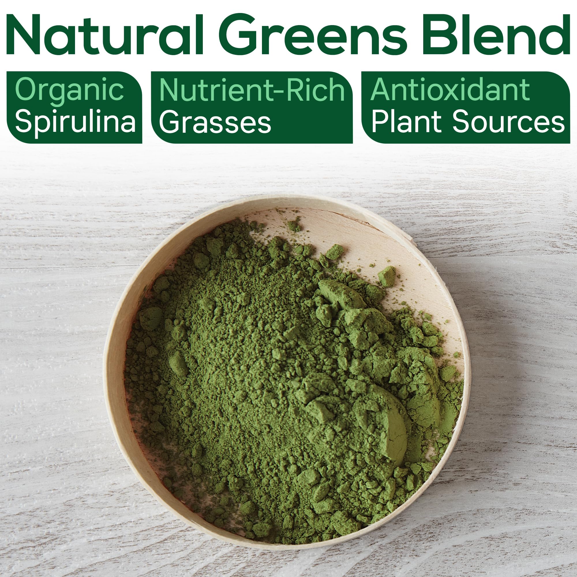 Boost UltraGreens Super Greens Powder - Organic Spirulina, Grasses & Antioxidants | Premium Superfood for Daily Energy | Detox & Whole-Body Wellness - 50 Servings Parker Naturals uk supplements