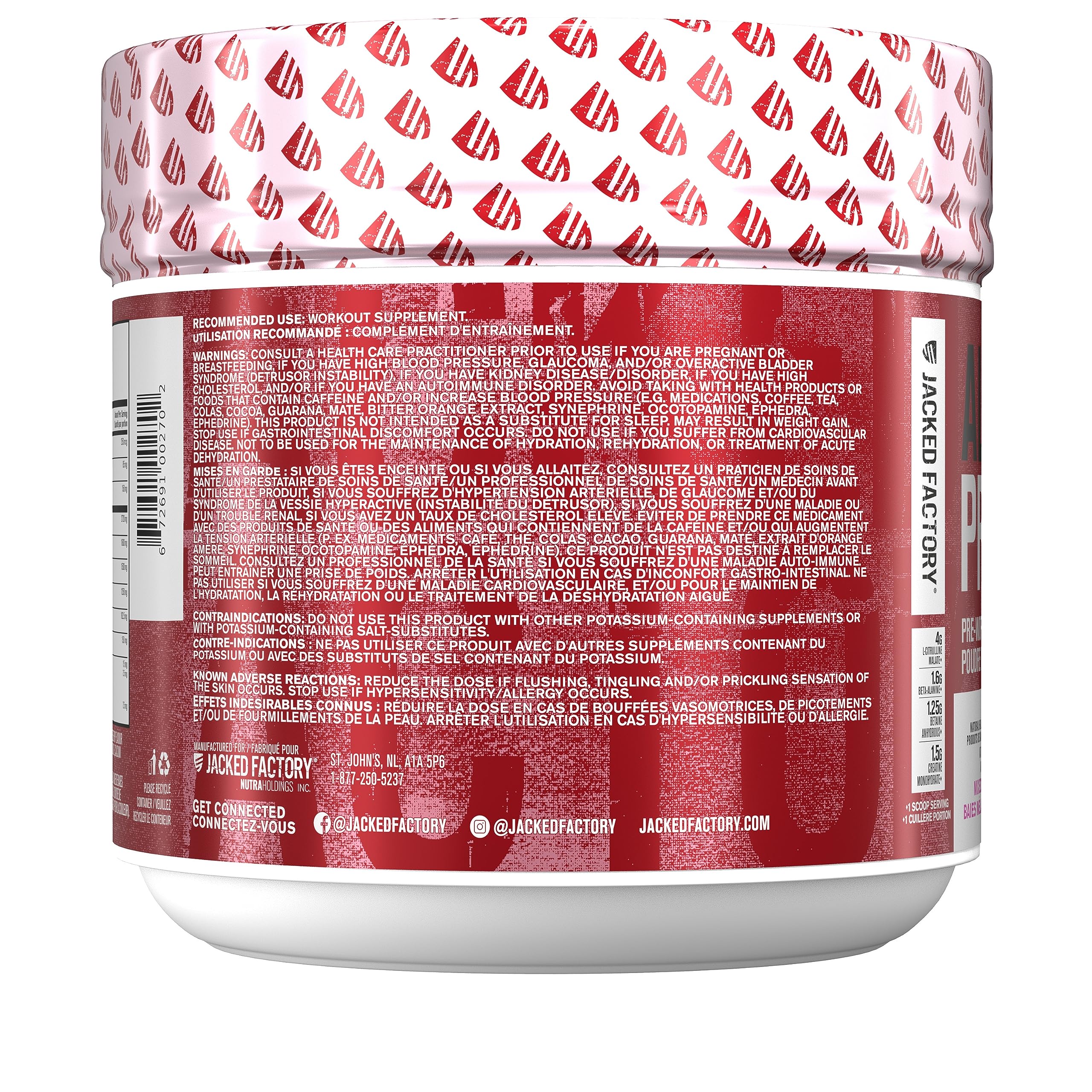 ALTIUS Pre-Workout Supplement - Naturally Sweetened - Clinically Dosed Powerhouse Jacked Factory uk supplements