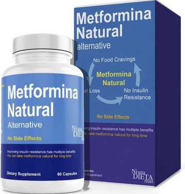 METFORMINA Natural - Weight Loss Aid - Fat & Glucose Metabolism Support - Dr Salomon Ni una dieta más uk supplements