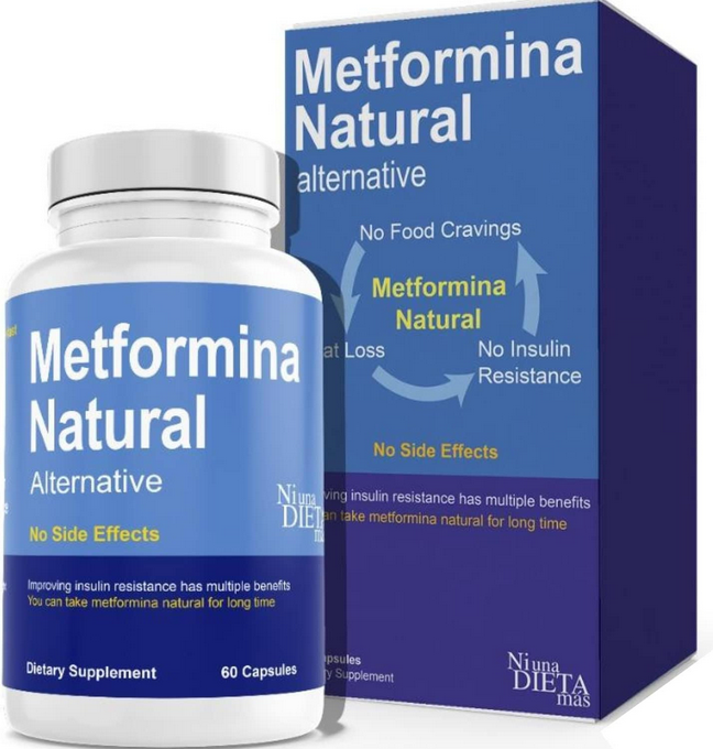 METFORMINA Natural - Weight Loss Aid - Fat & Glucose Metabolism Support - Dr Salomon Ni una dieta más uk supplements